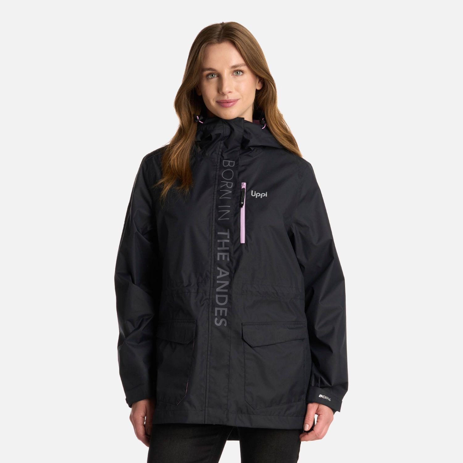 Chaqueta Mujer Streetwise B-Dry Hoody Negro Lippi I25-0