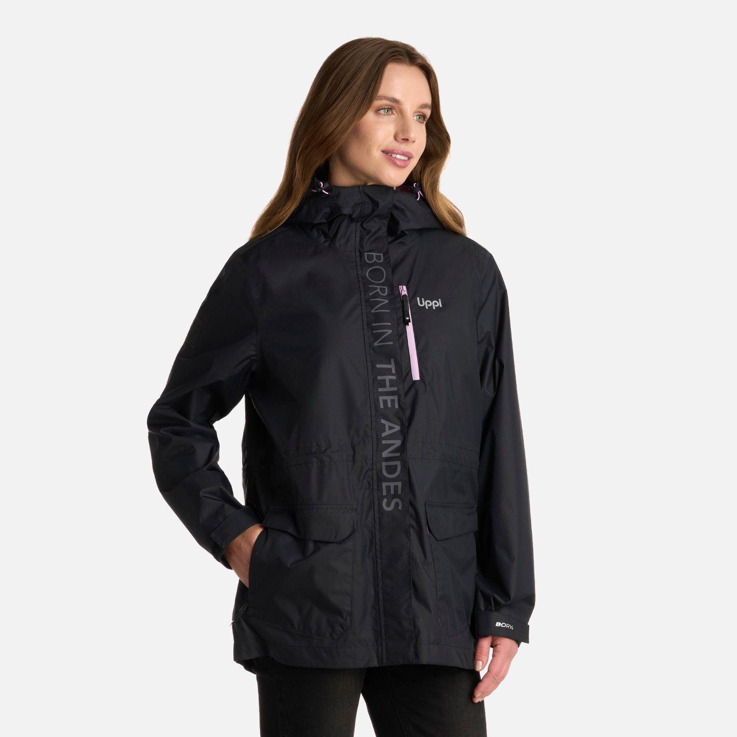 Chaqueta Mujer Streetwise B-Dry Hoody Negro Lippi I25-1