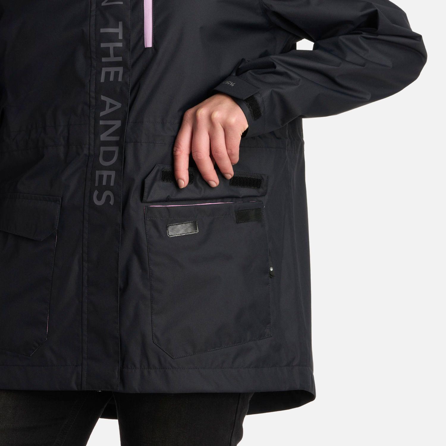 Chaqueta Mujer Streetwise B-Dry Hoody Negro Lippi I25-4