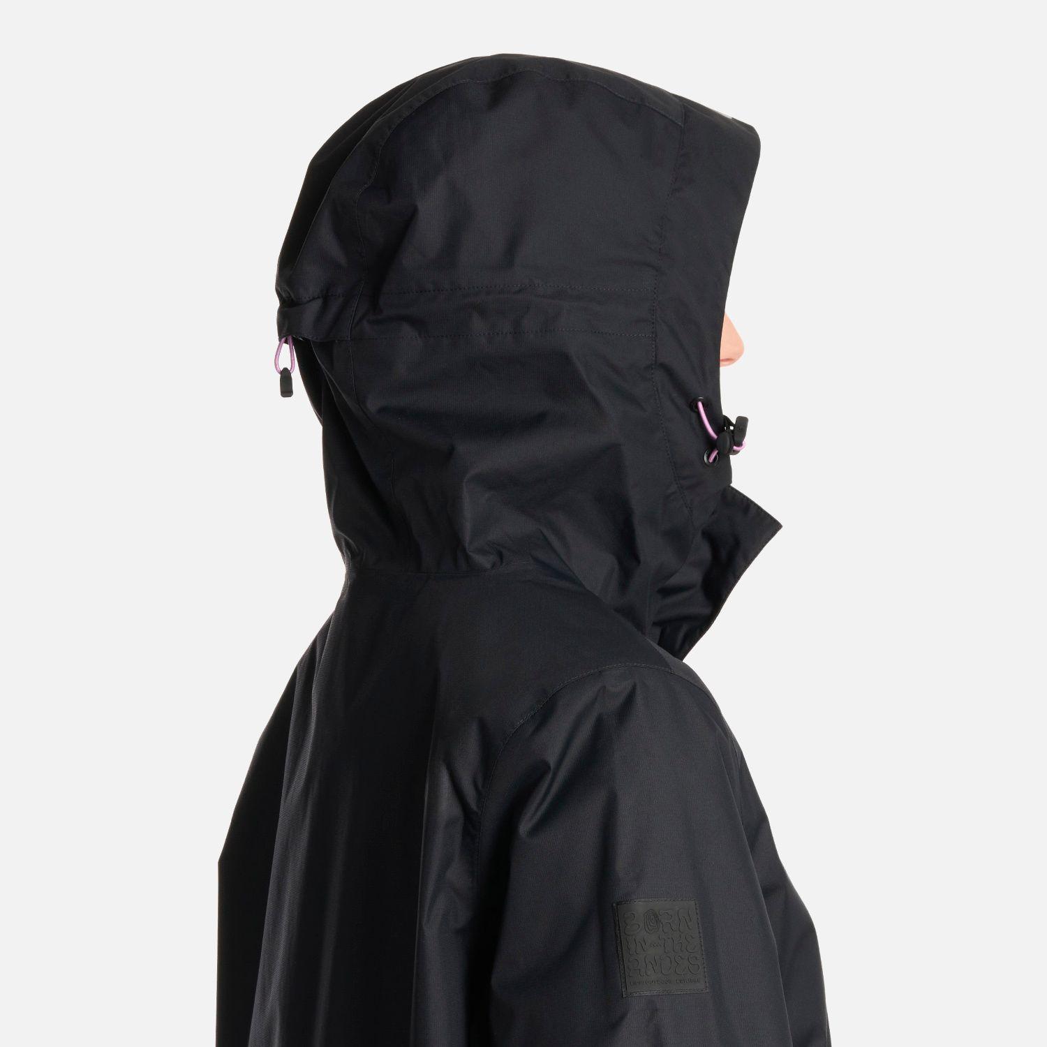 Chaqueta Mujer Streetwise B-Dry Hoody Negro Lippi I25-6