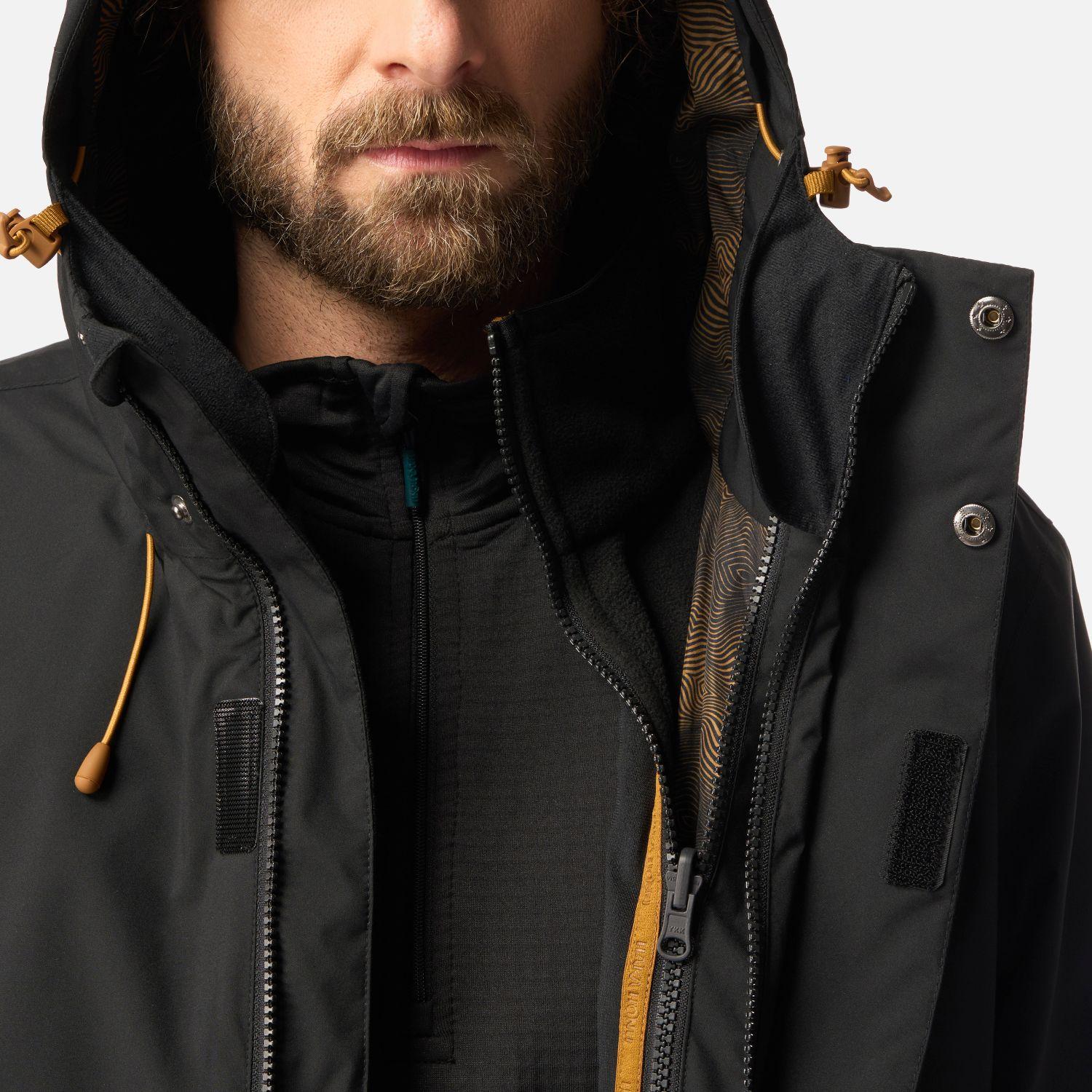 Chaqueta Hombre Escarcha Negro Haka Honu I26-5