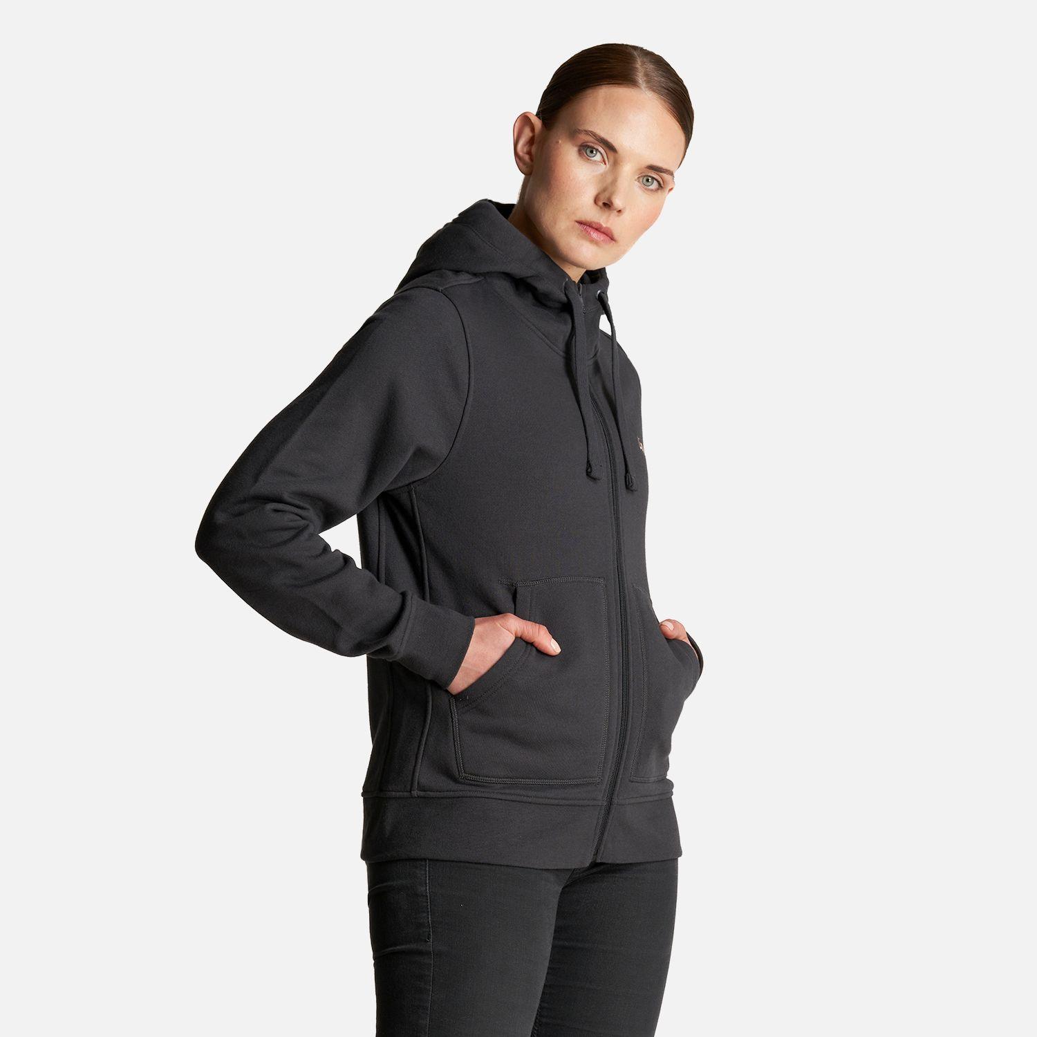 Poleron Mujer Insigne Full Zip Hoody Sweatshirt Negro Lippi-2