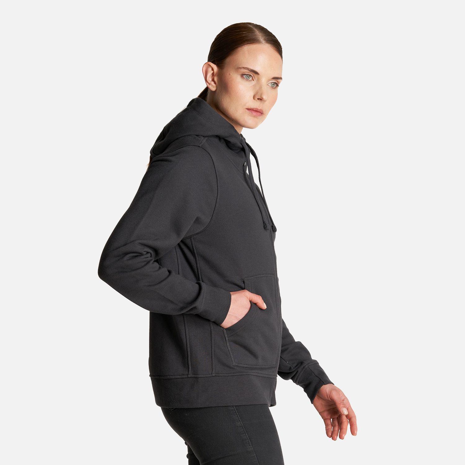 Poleron Mujer Insigne Full Zip Hoody Sweatshirt Negro Lippi-3