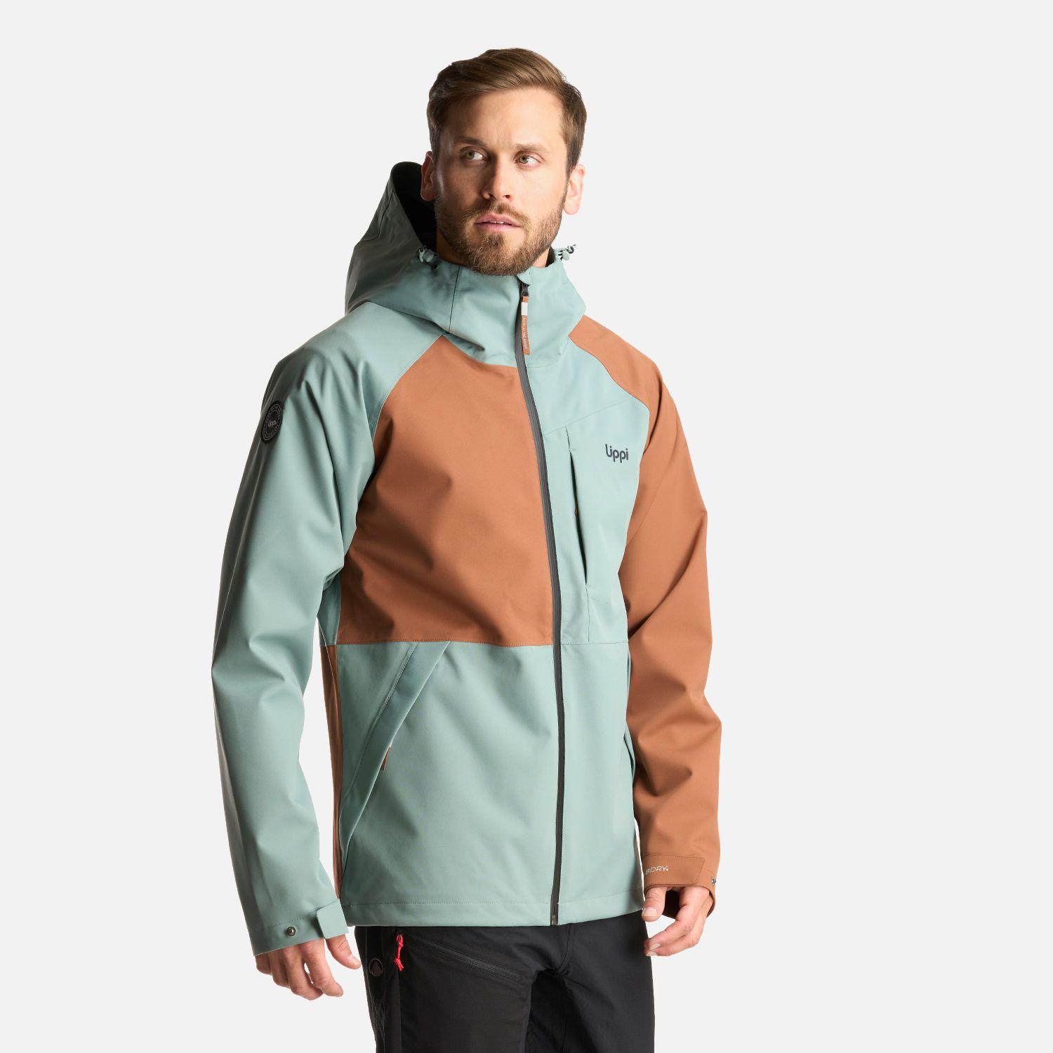 Chaqueta Hombre Massif B-Dry Hoody Jacket Jade Oscuro Lippi-2