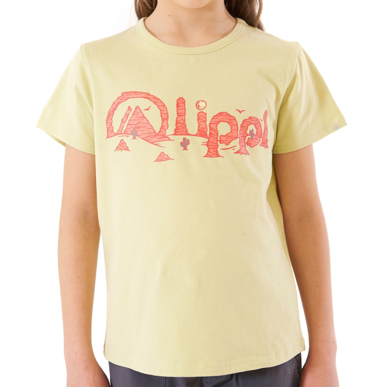 Polera Niña Logo Lippi UV-Stop T-Shirt Verde Agua Lippi V21-4