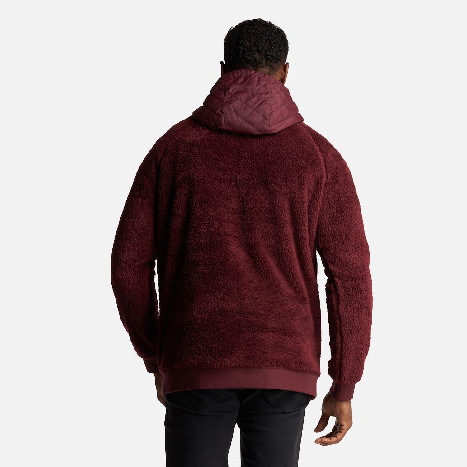 Poleron Hombre Cangur-oso Burdeo Haka Honu-6