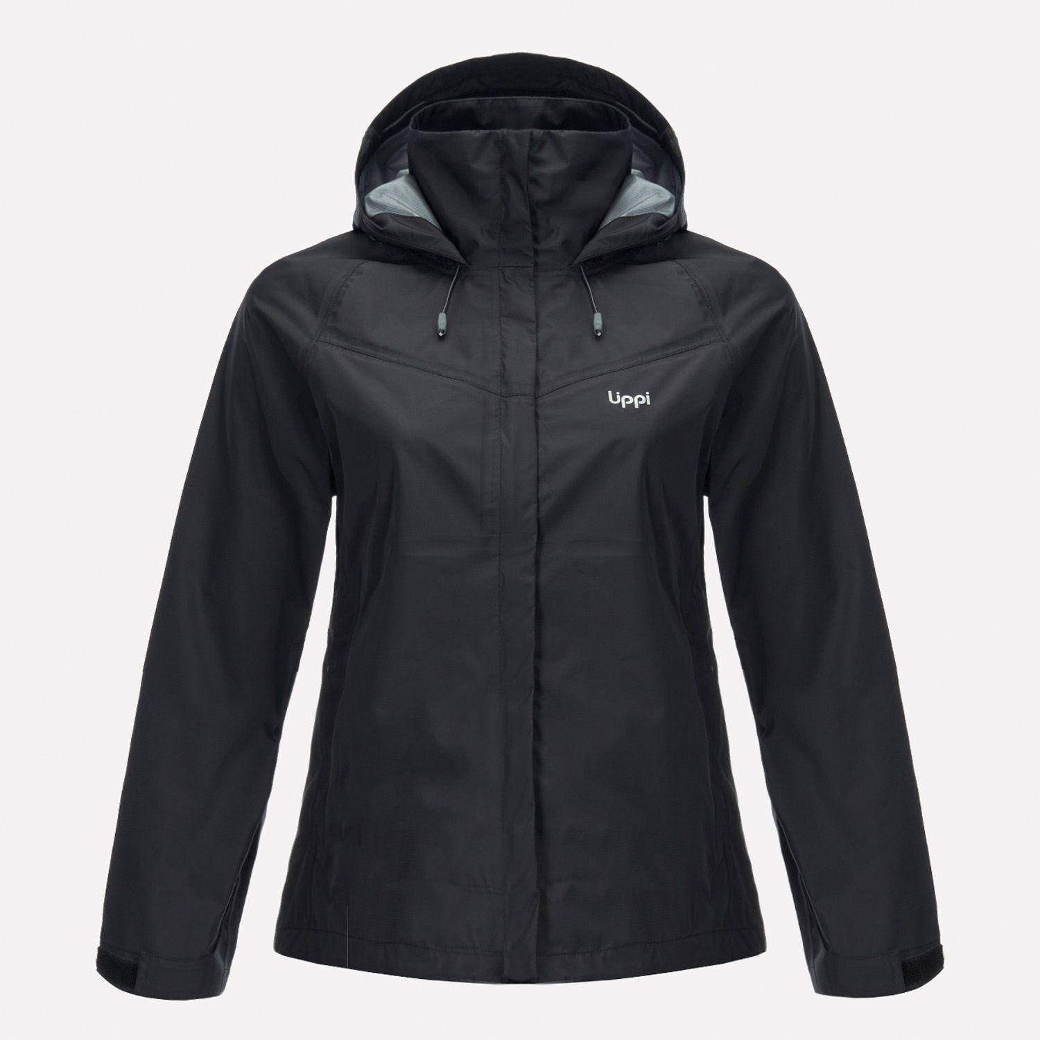 Chaqueta Mujer Alpine B-Dry Hoody Jacket Negro Lippi I22-0