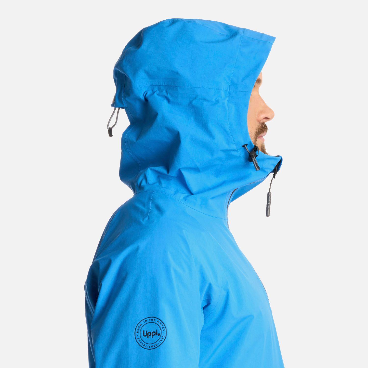 Chaqueta Hombre Alpine B-Dry Hoody Jacket Azulino Lippi-3