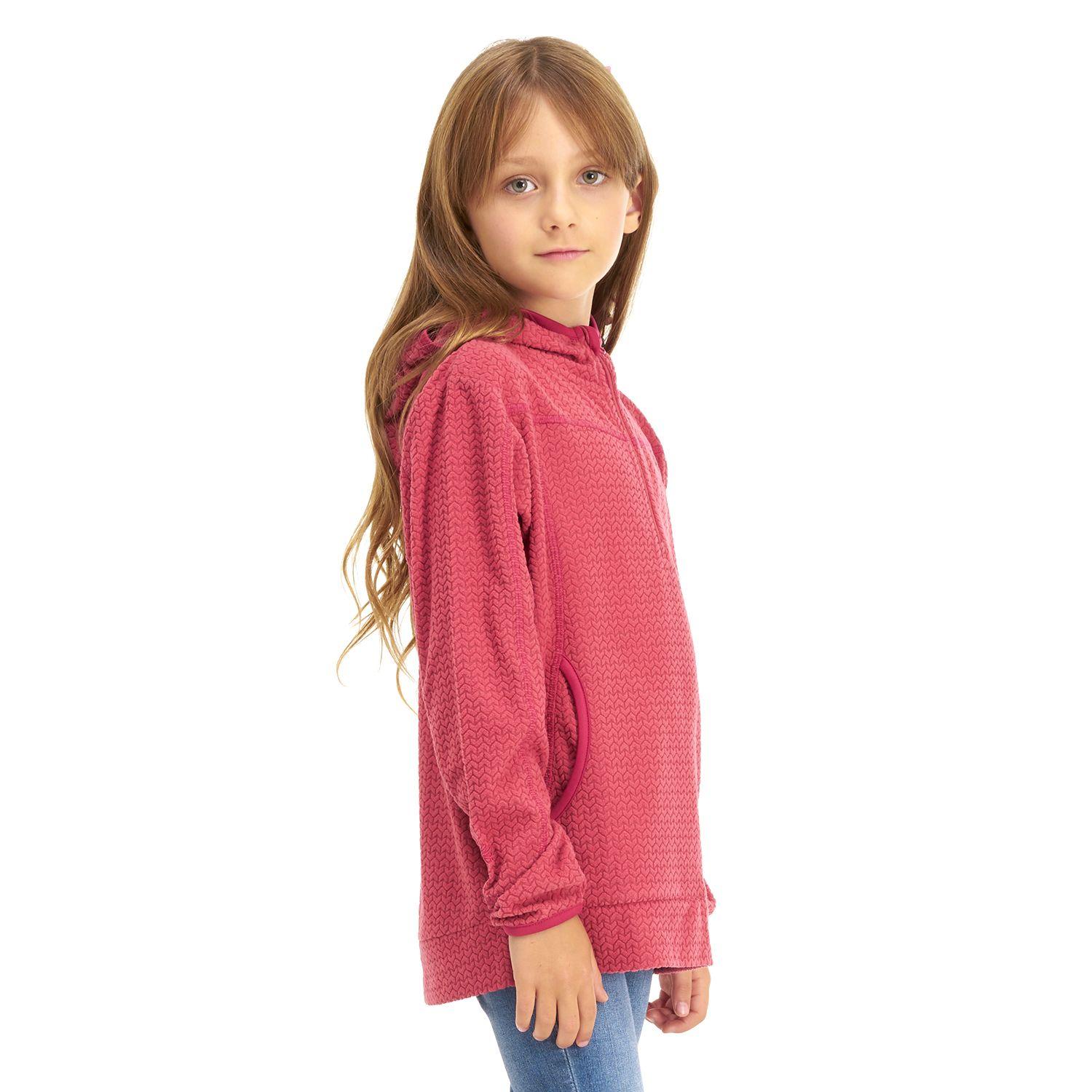 Poleron Niña Saltamontes Nano-F 1/4 Zip Hoody Rosa Lippi-2