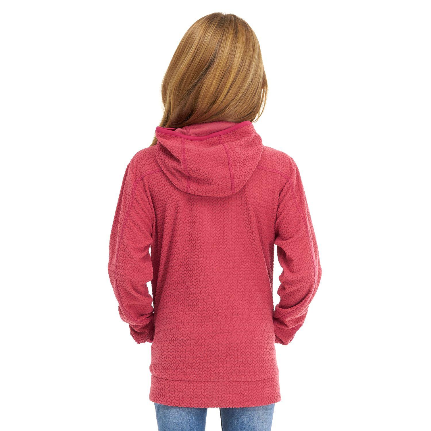 Poleron Niña Saltamontes Nano-F 1/4 Zip Hoody Rosa Lippi-3
