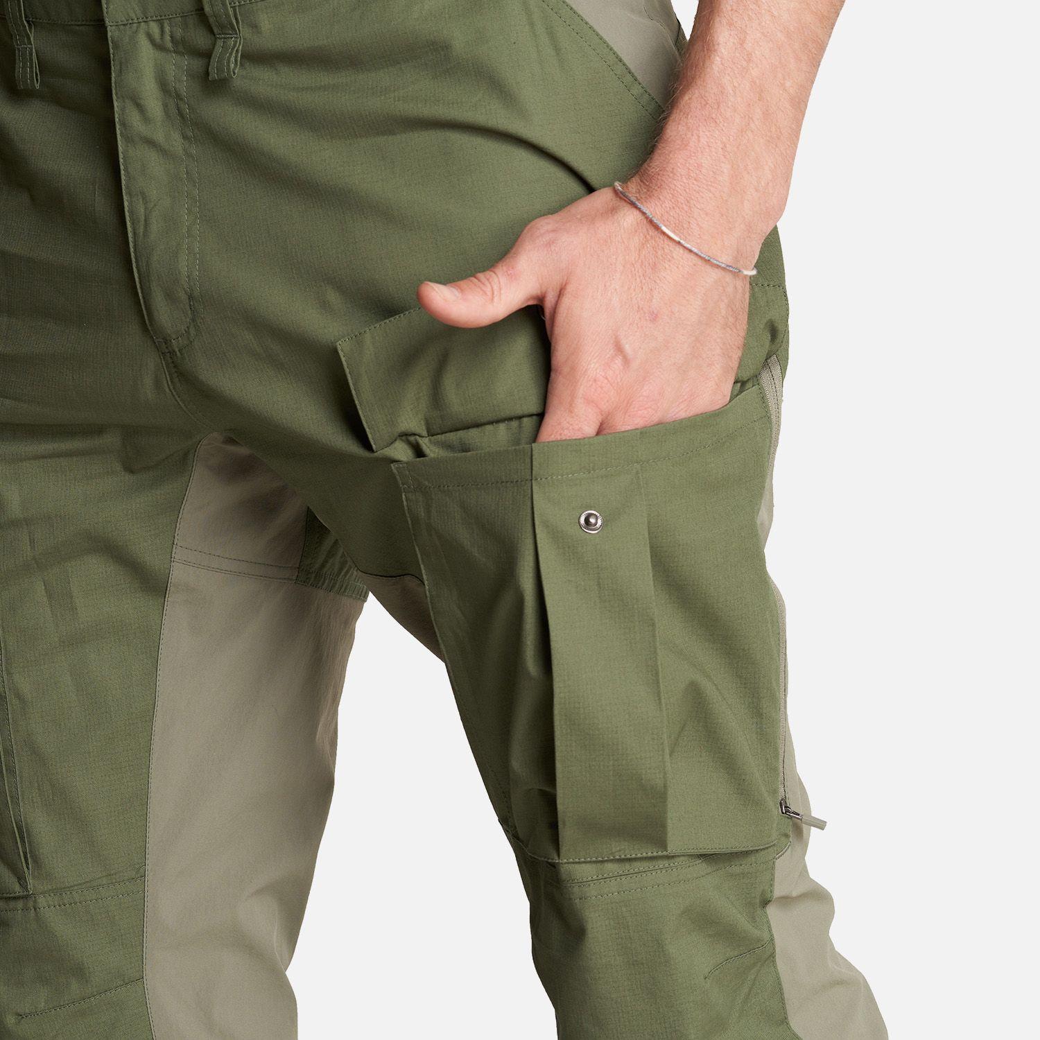 Pantalon Hombre Boina Negra Verde Militar Haka Honu V23-5