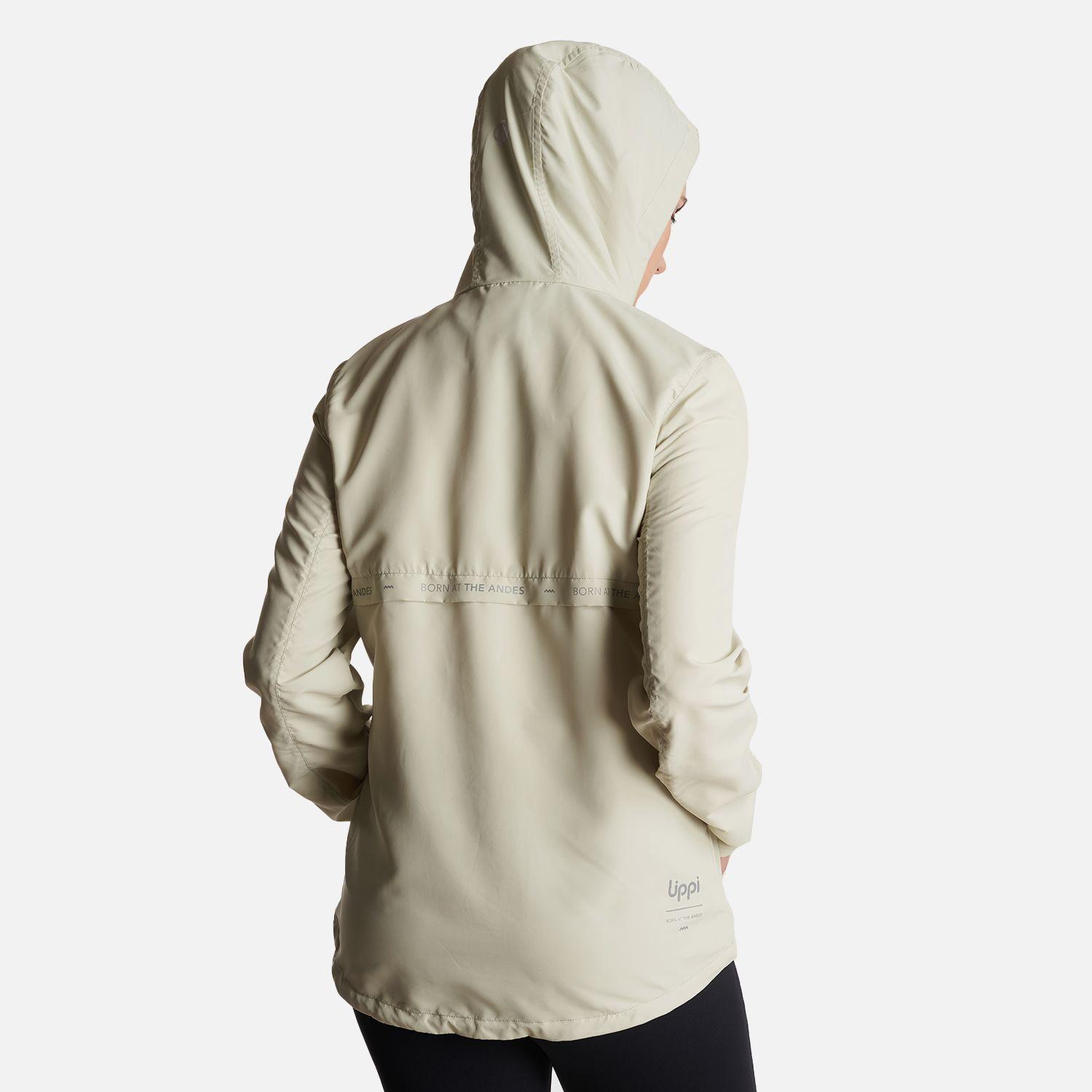 Chaqueta Mujer  Nightfall WindBreaker 1/4 Zip Hoody Jacket Menta Lippi-7
