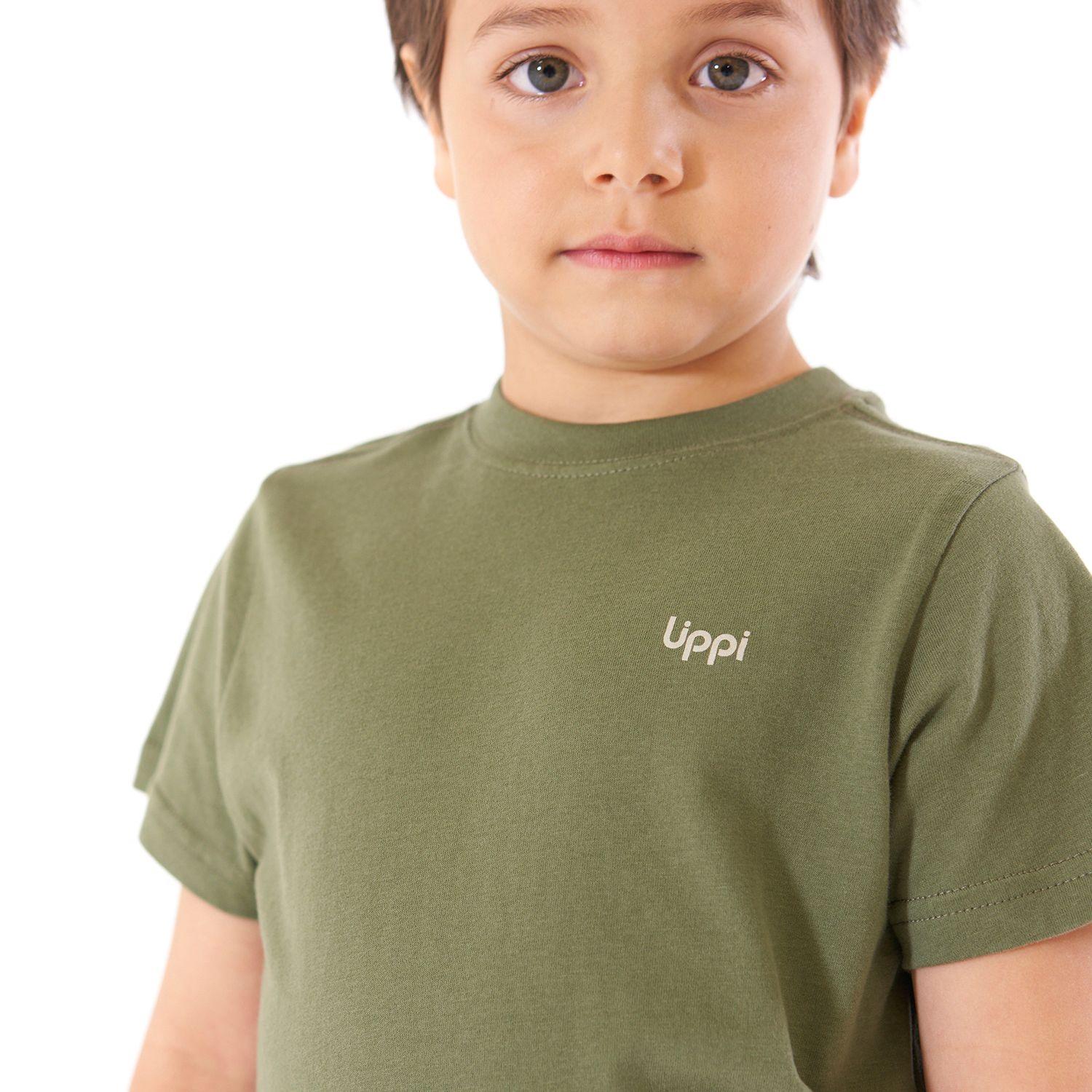 Polera Niño Aquatic UV-Stop T-Shirt Verde Mate Lippi-4