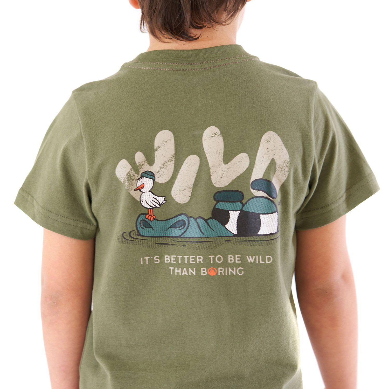 Polera Niño Aquatic UV-Stop T-Shirt Verde Mate Lippi-5