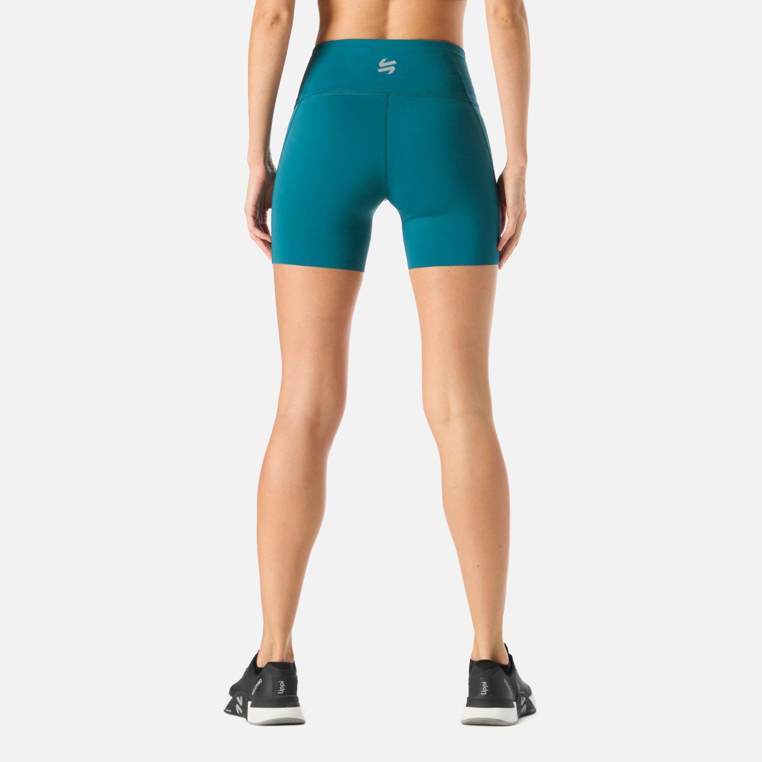 Calza Mujer BTM Compressive Short High Rise Petroleo Vulcano-3