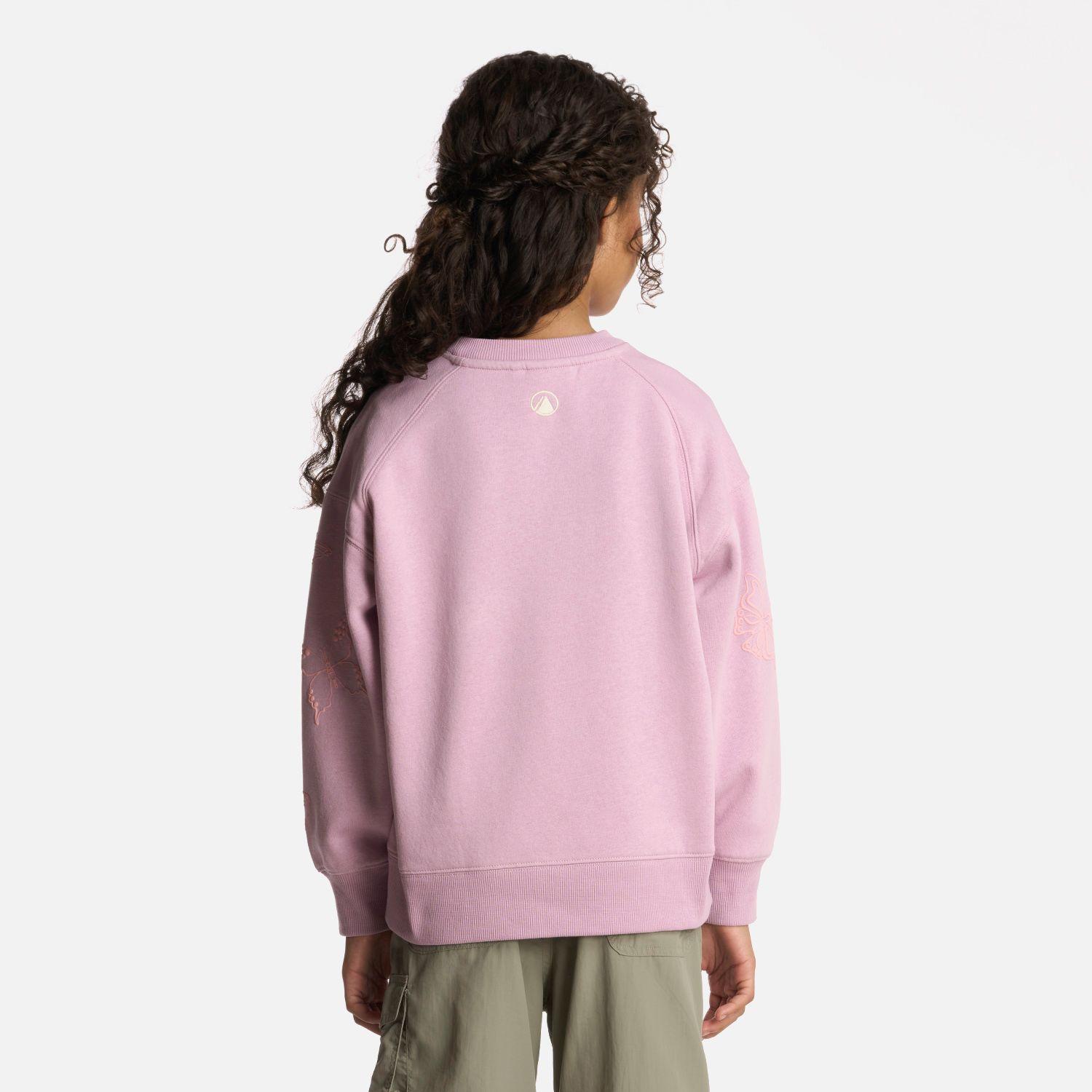 Polerón Niña Insigne Sweatshirt Oversize Lila Lippi-2
