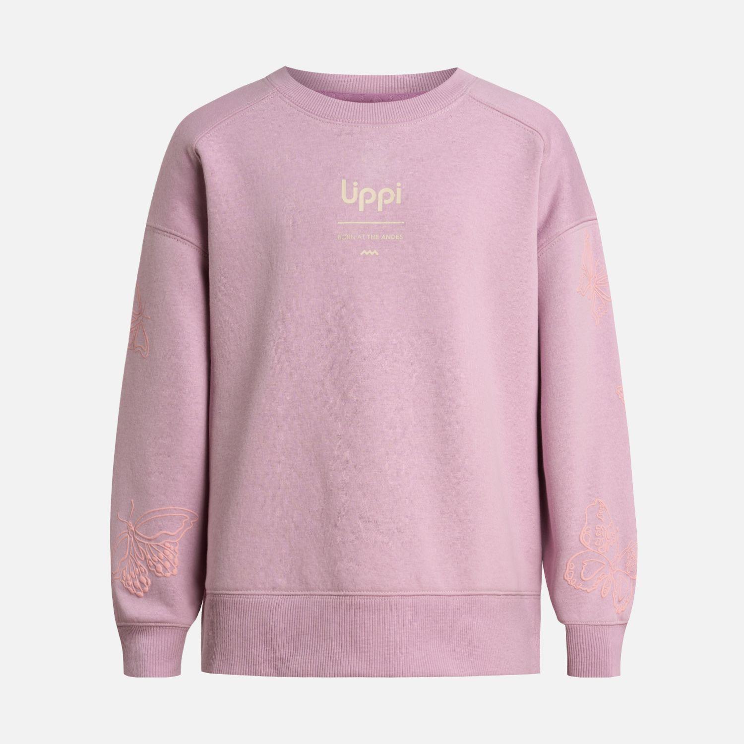Polerón Niña Insigne Sweatshirt Oversize Lila Lippi-5