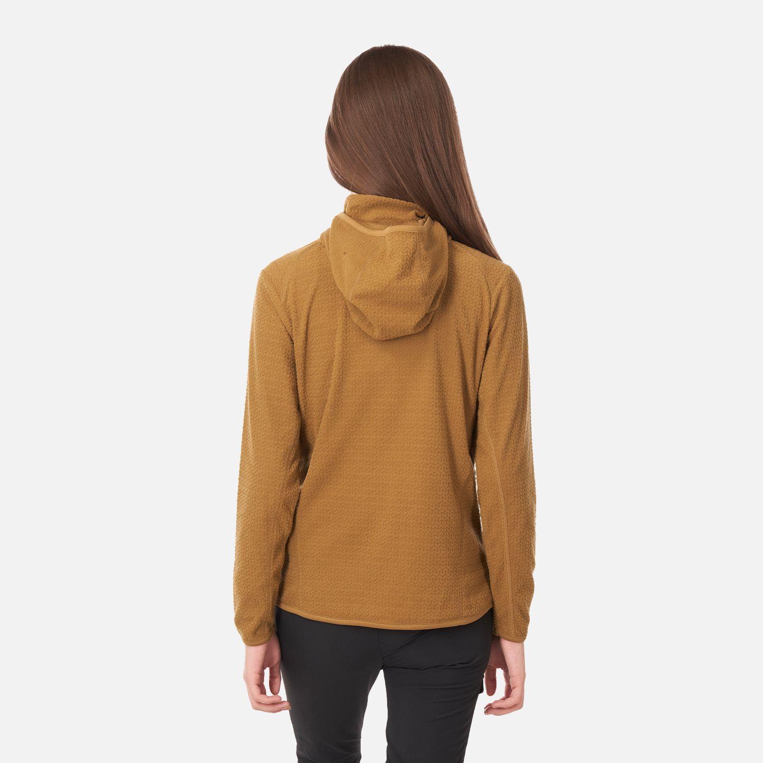 Poleron Teen Girl Mild Nano-F 14 Zip Hoody Café Pardo Lippi-2