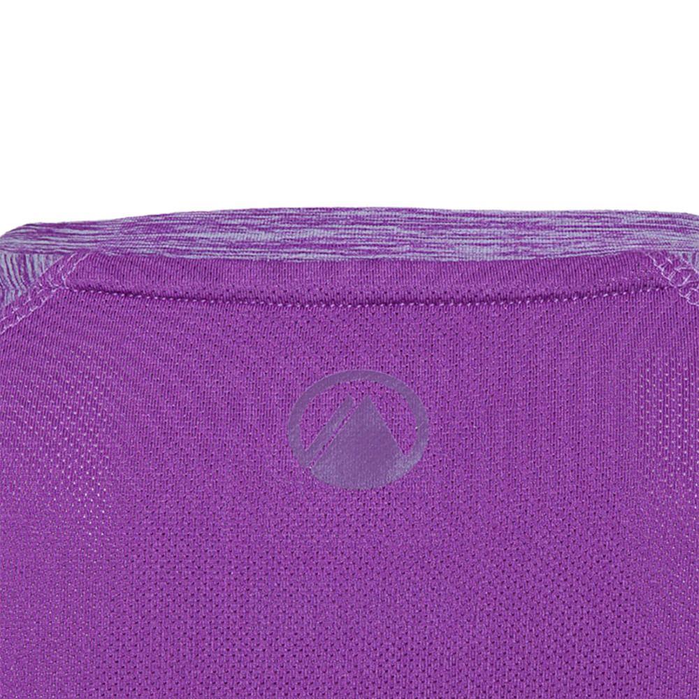 Polera Mujer Fury T-Shirt Melange Morado Lippi-2