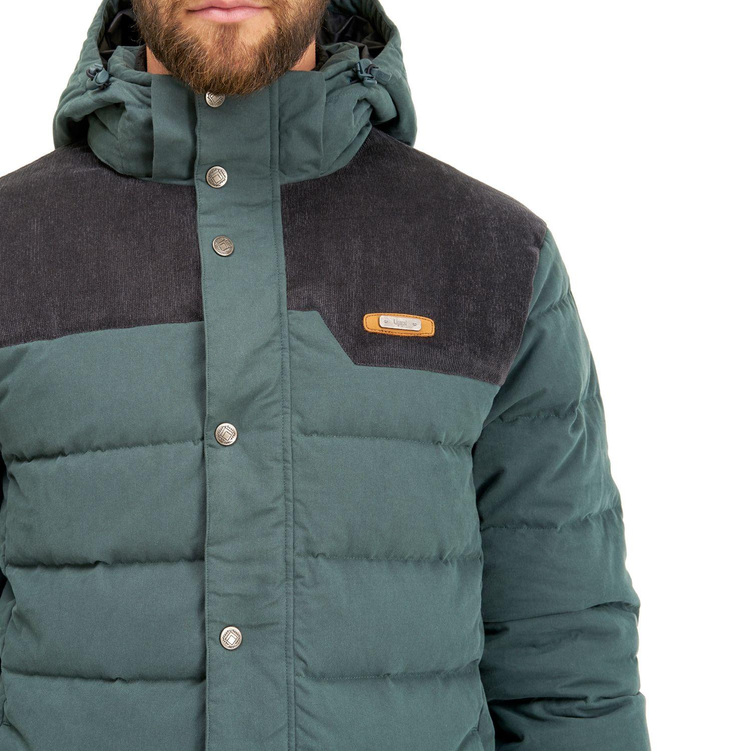 Chaqueta Hombre Kobuk Down Hoody Jacket Verde Botella / Grafito Lippi-5