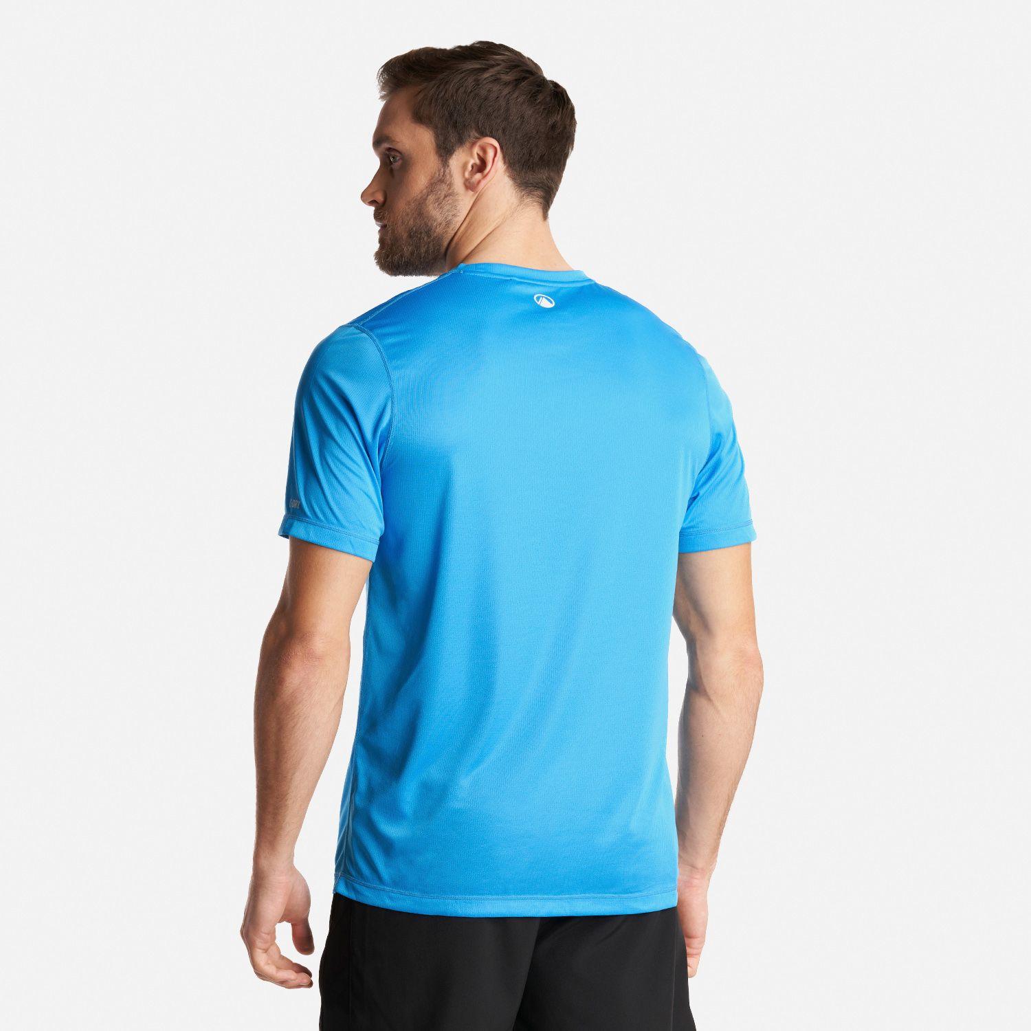 Polera Hombre Core Q-Dry T-Shirt Azulino Lippi I24-3