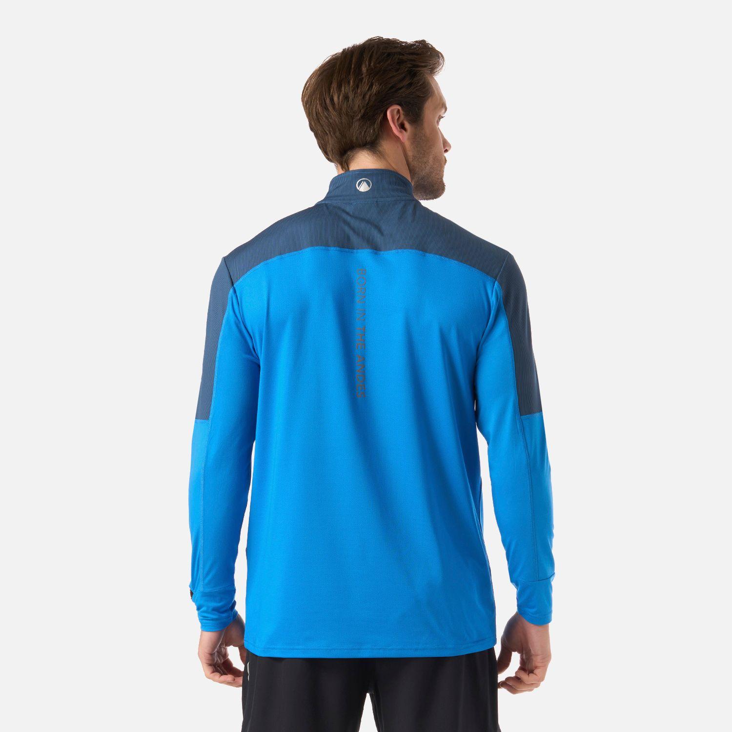 Polerón Hombre Puerto Trucco 1/4 Zip Azulino Lippi V26-2