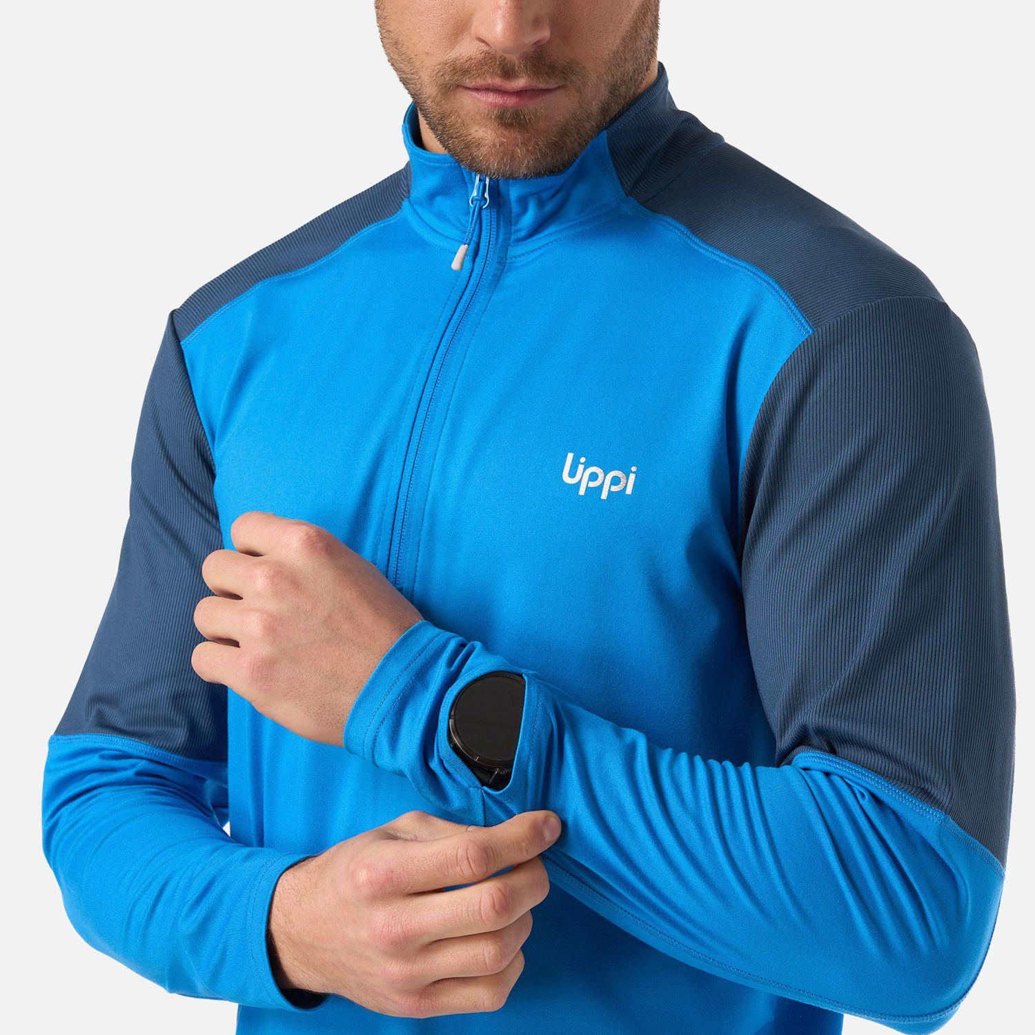 Polerón Hombre Puerto Trucco 1/4 Zip Azulino Lippi V26-3