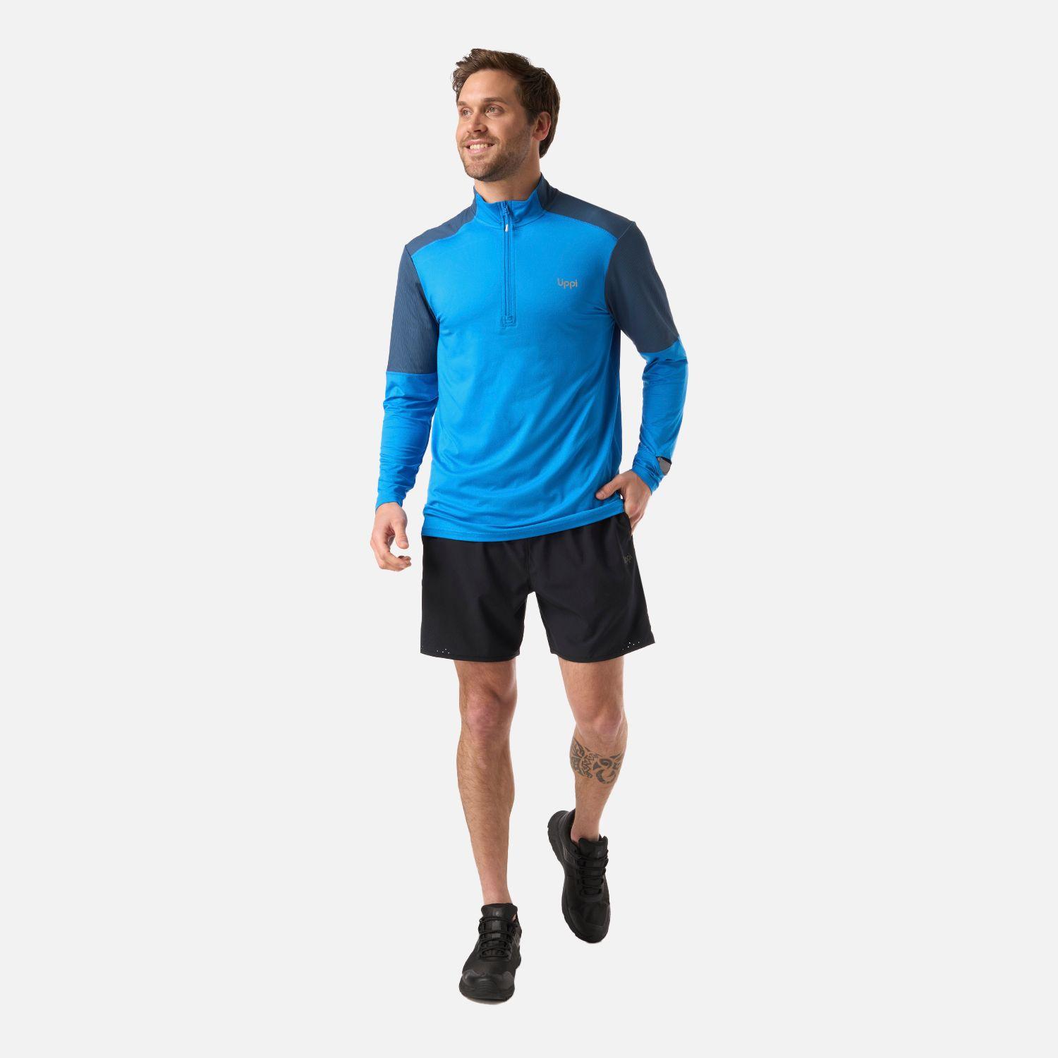 Polerón Hombre Puerto Trucco 1/4 Zip Azulino Lippi V26-4