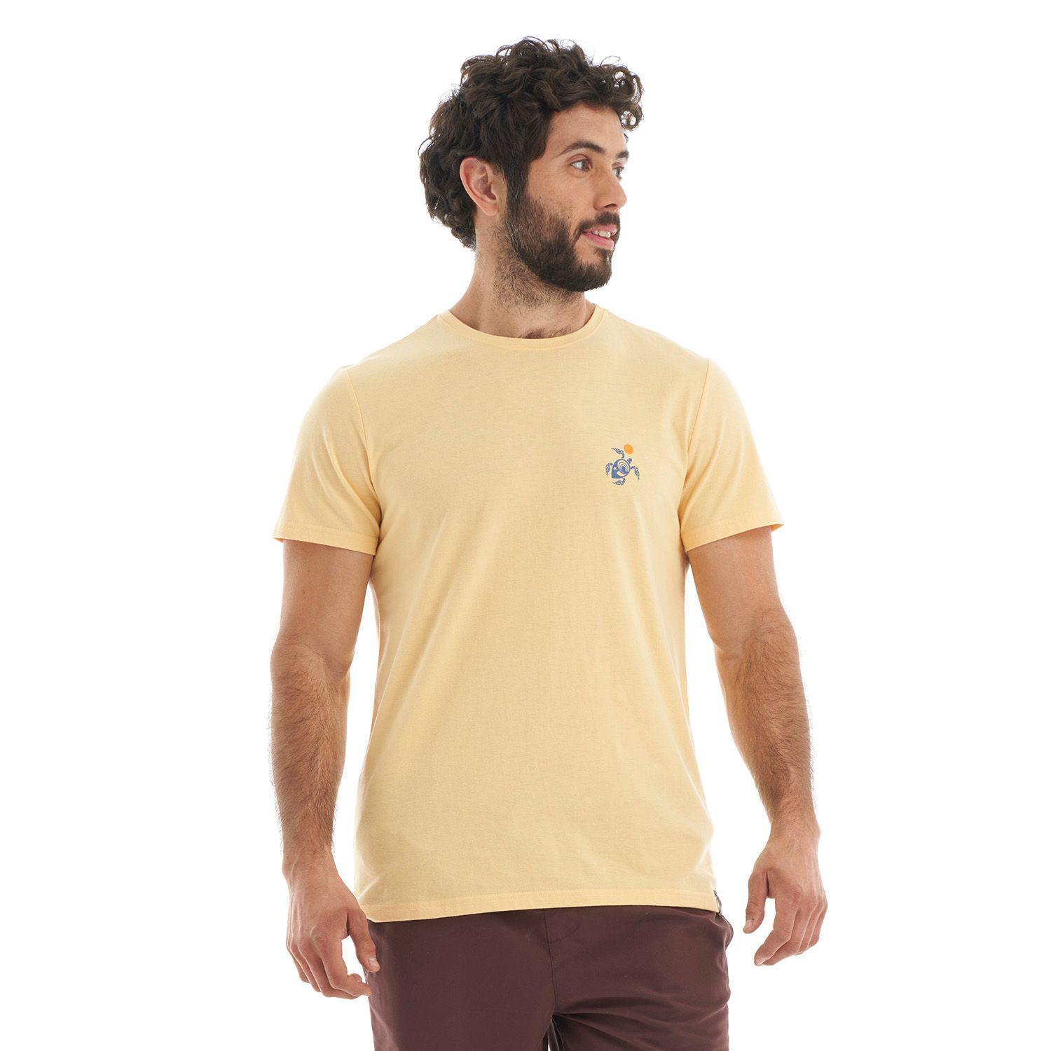 Polera Hombre Sol naciente Amarillo Haka Honu-1