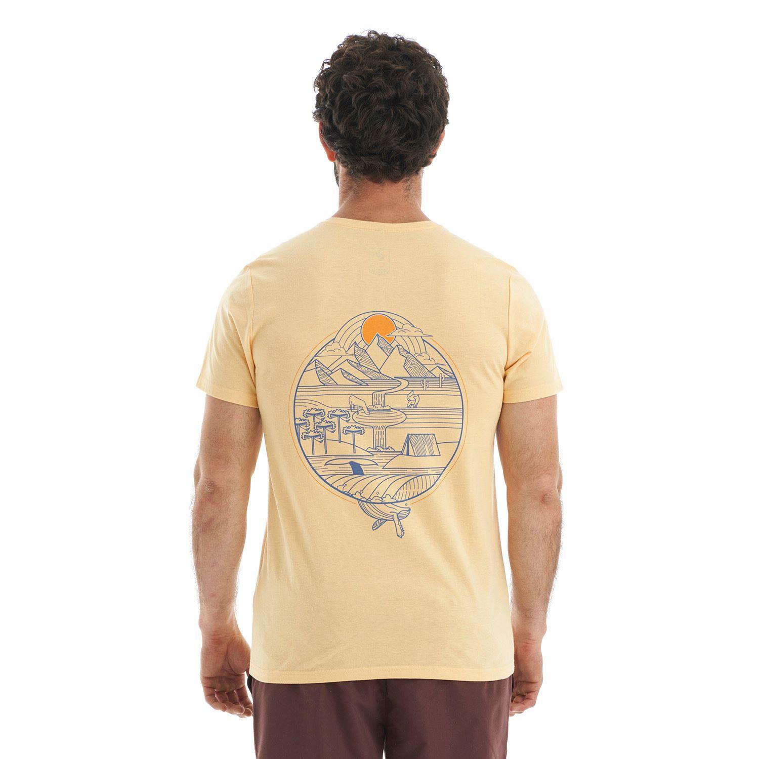 Polera Hombre Sol naciente Amarillo Haka Honu-5