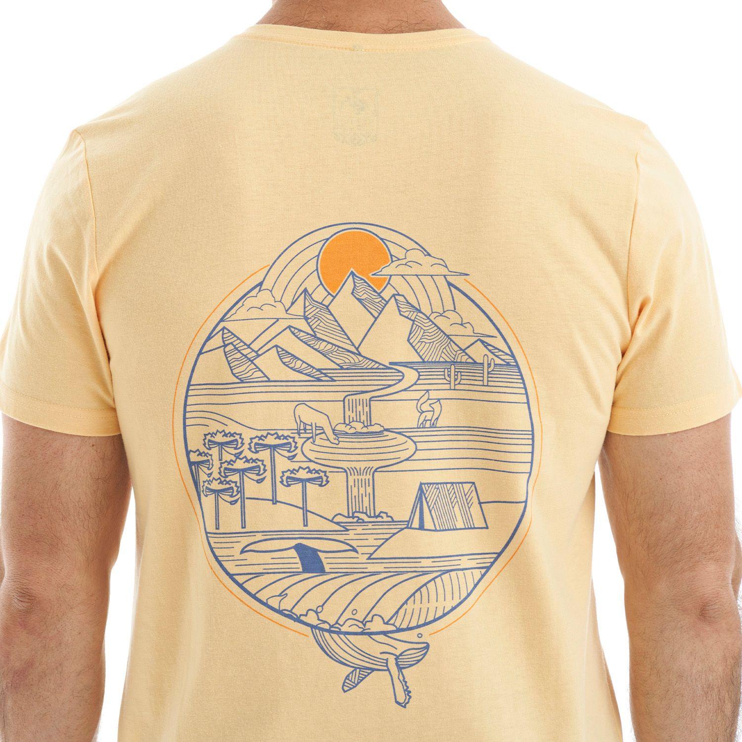 Polera Hombre Sol naciente Amarillo Haka Honu-6