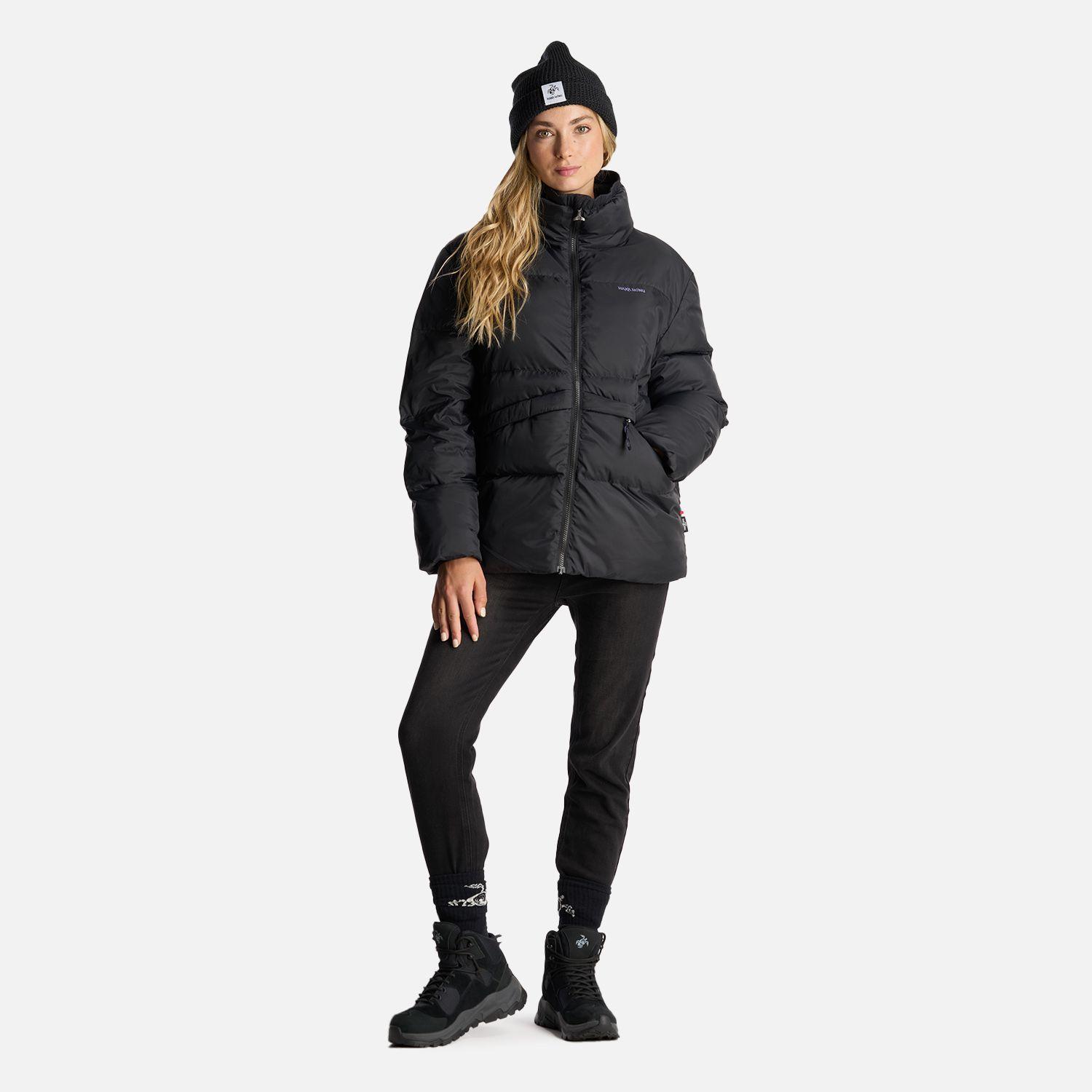 Chaqueta Mujer Queñoa Negro Haka Honu-8