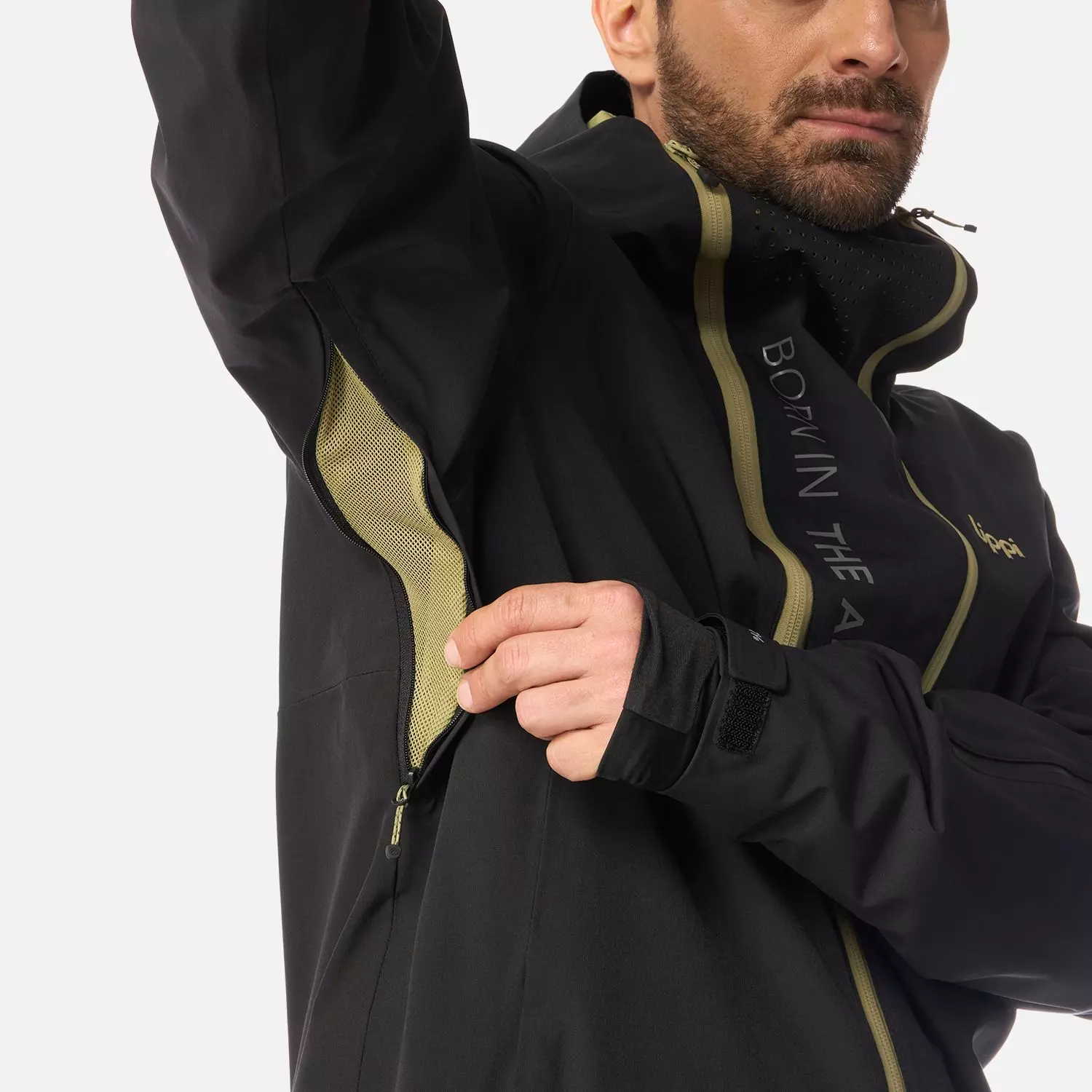 Chaqueta Hombre SkiVenture B-Dry Hoody Jacket Negro Lippi I26-5