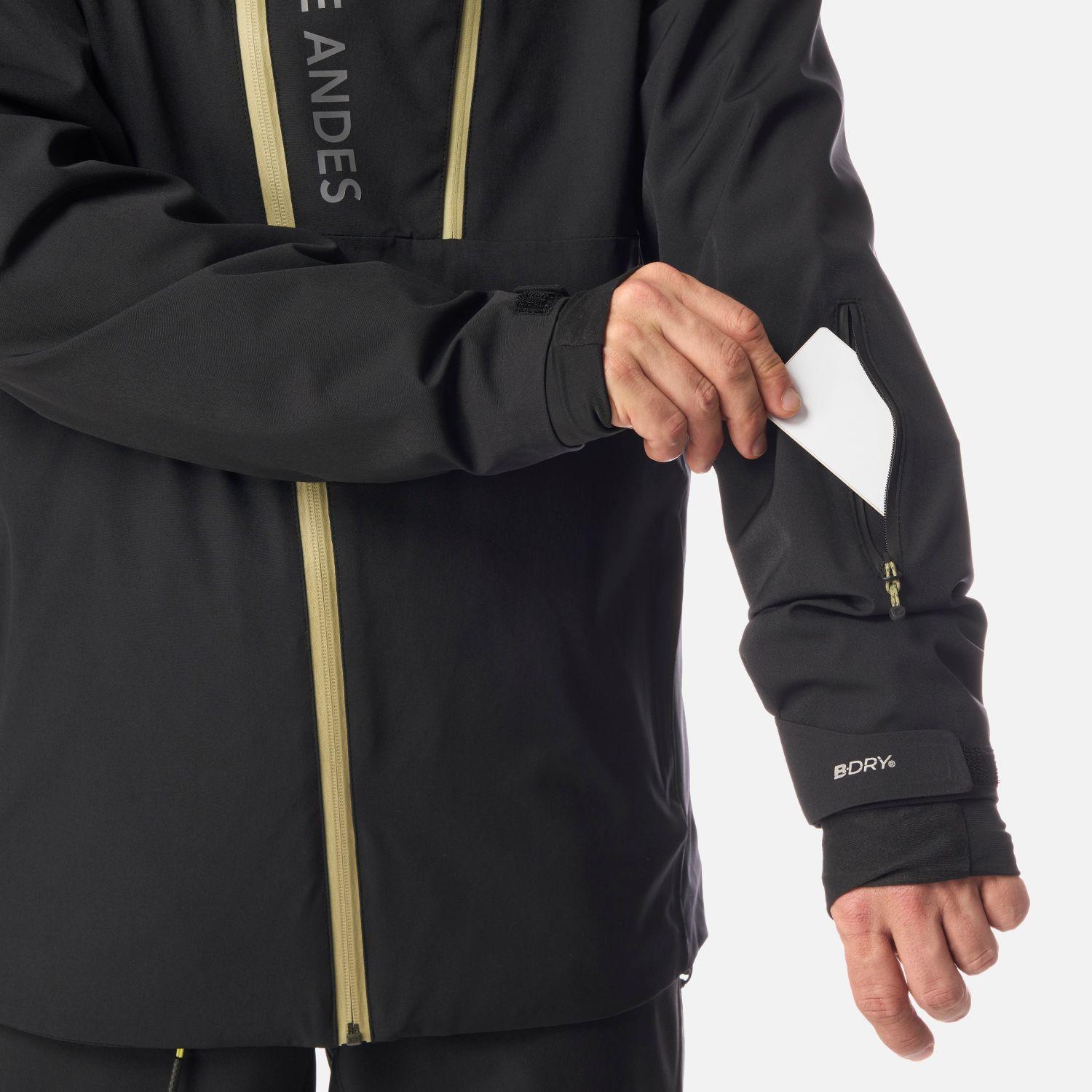 Chaqueta Hombre SkiVenture B-Dry Hoody Jacket Negro Lippi I26-6