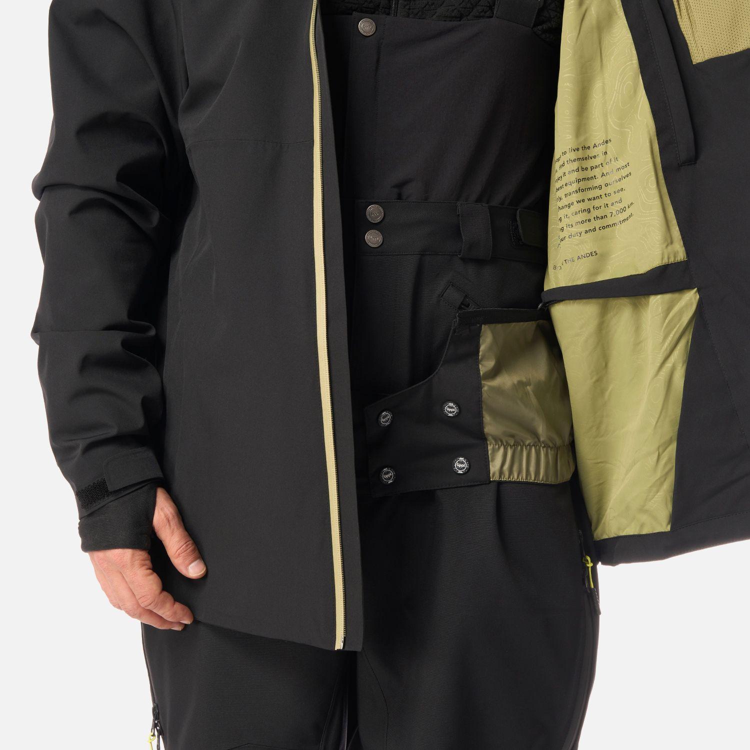 Chaqueta Hombre SkiVenture B-Dry Hoody Jacket Negro Lippi I26-9