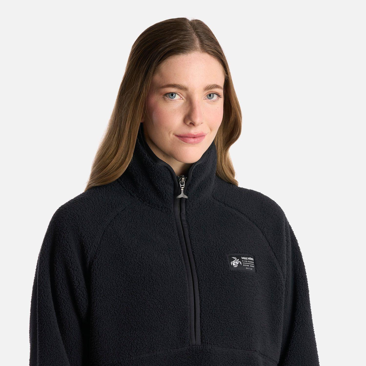 Polerón Mujer Fogon Negro Haka Honu V25-3