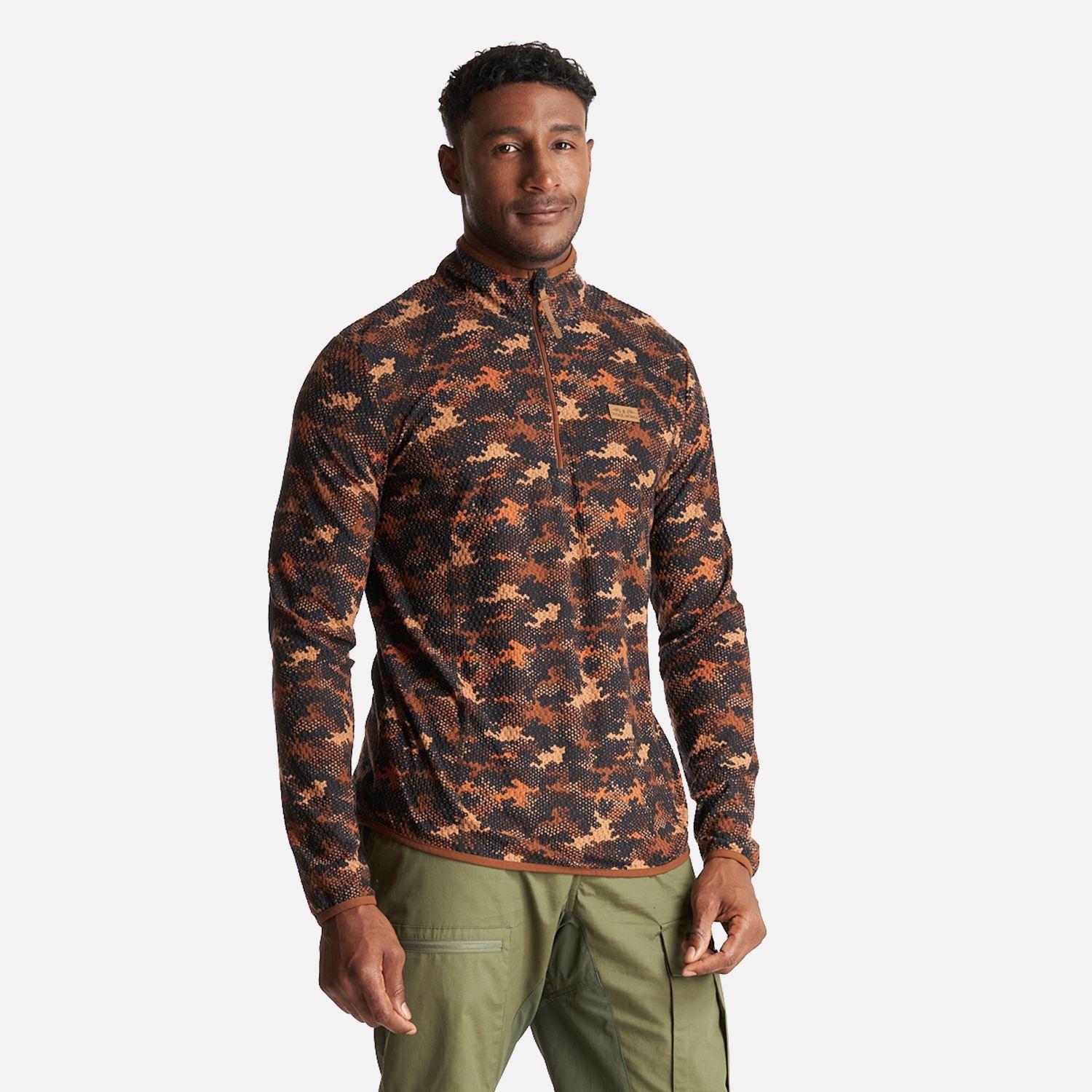 Poleron Hombre Taina Print Café Haka Honu-2