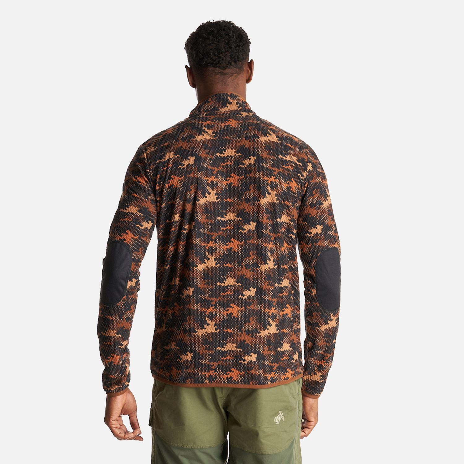 Poleron Hombre Taina Print Café Haka Honu-3