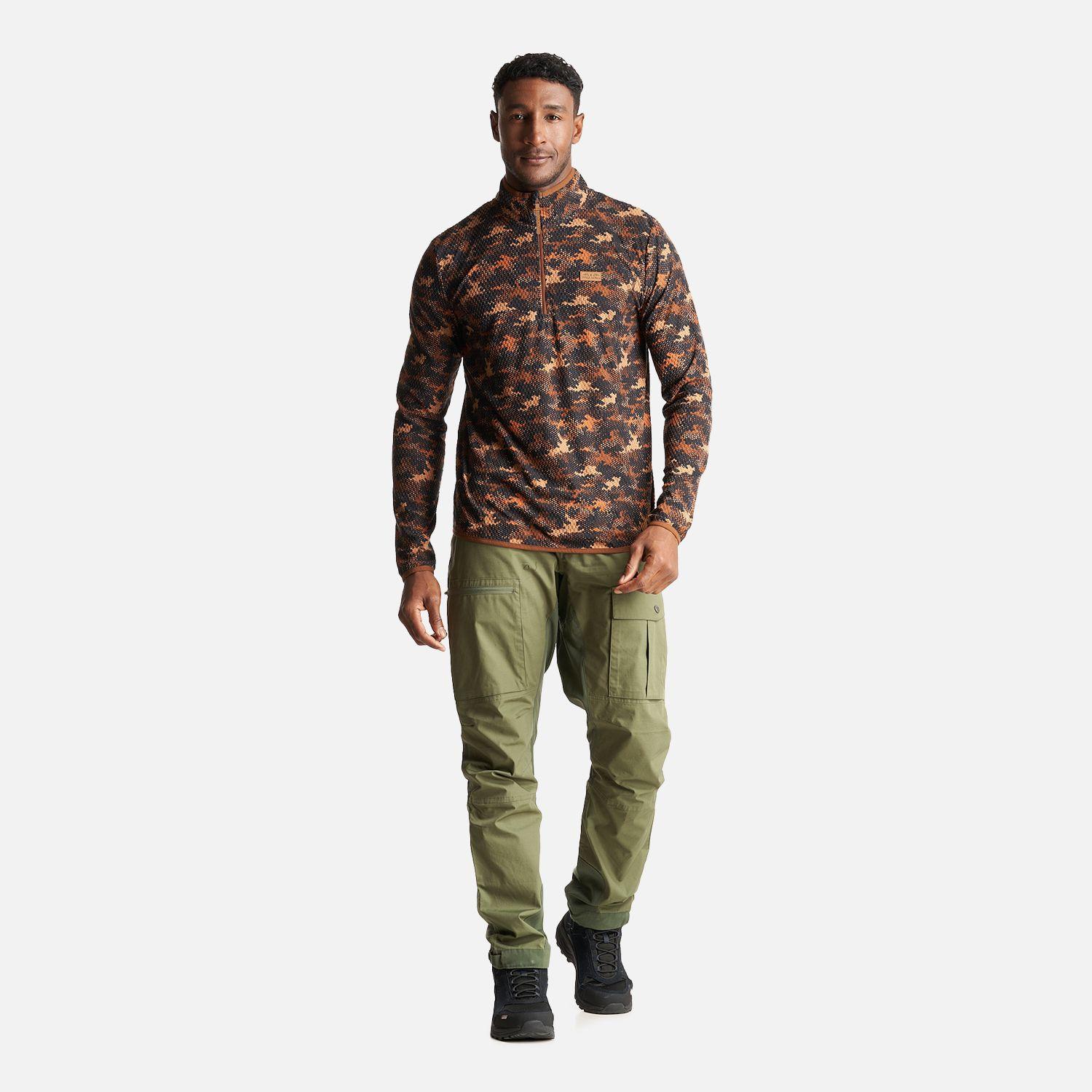 Poleron Hombre Taina Print Café Haka Honu-6