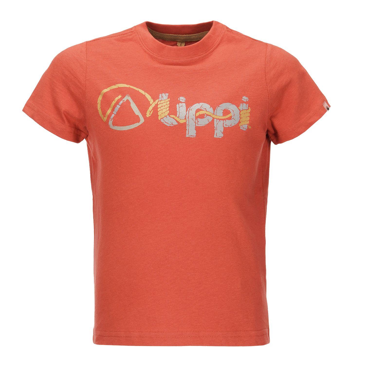 Polera Niño Logo Lippi UV-Stop T-Shirt Terracota Lippi V22-0