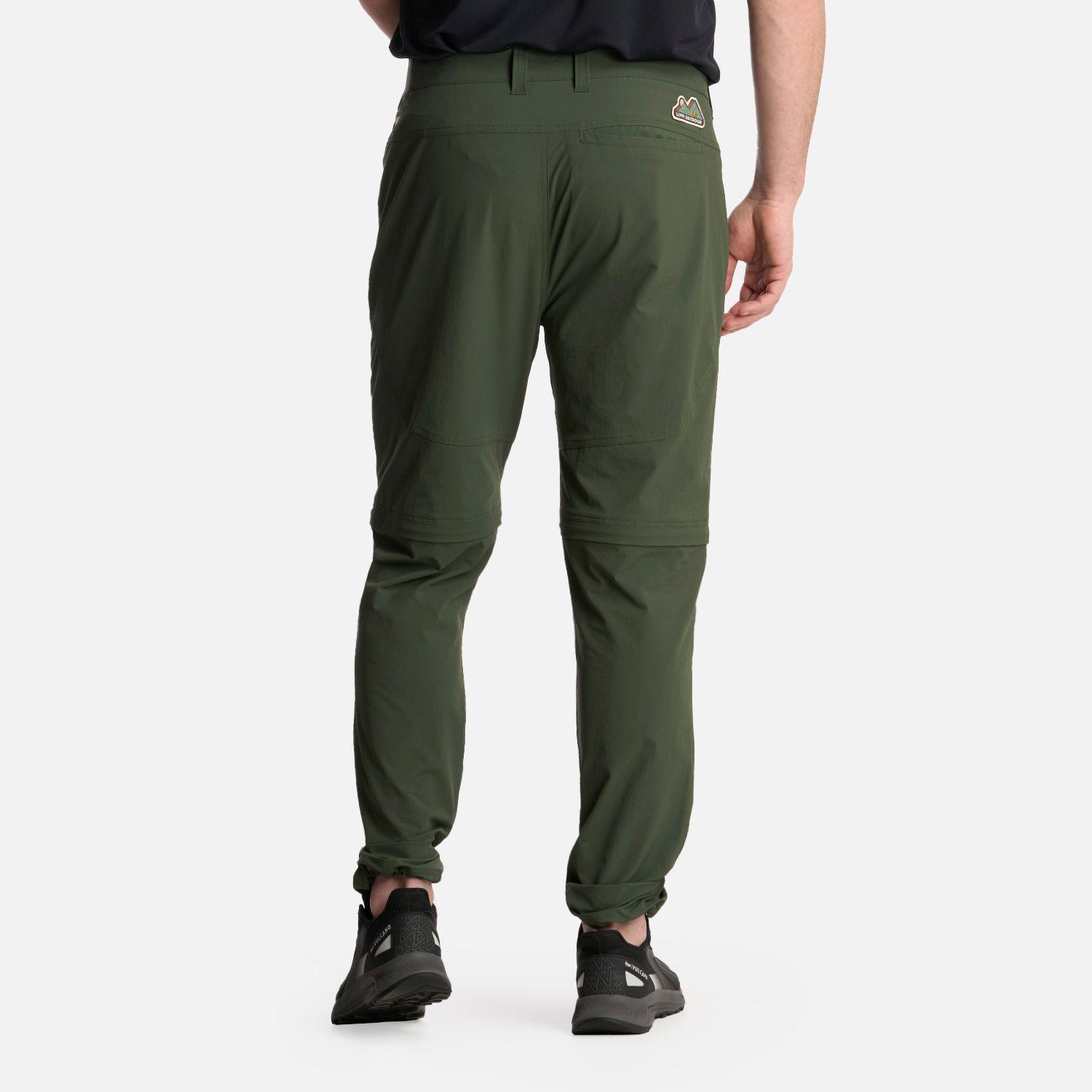 Pantalón Hombre Lennox Q-Dry Mix-2 Verde Militar Lippi V25-2