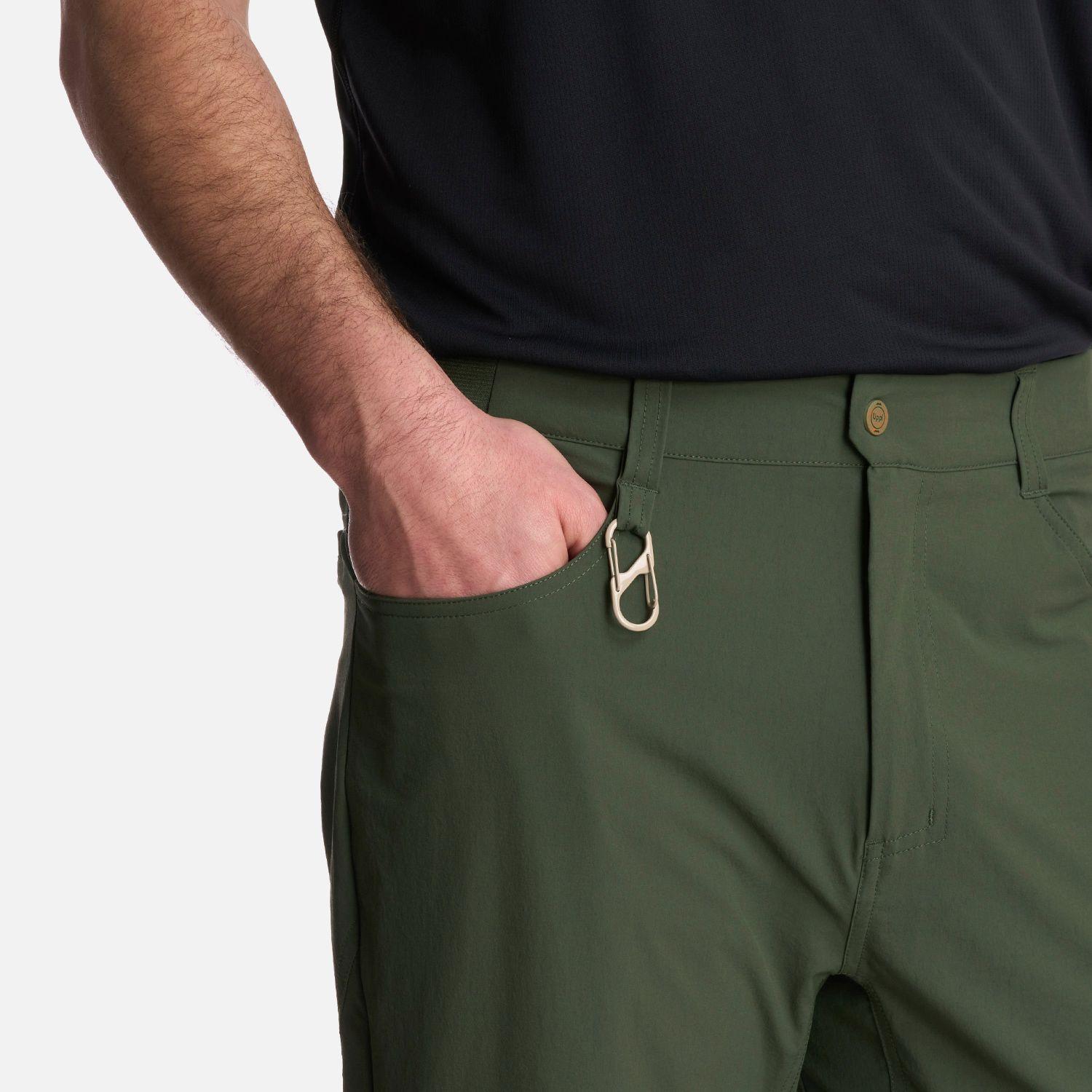 Pantalón Hombre Lennox Q-Dry Mix-2 Verde Militar Lippi V25-3