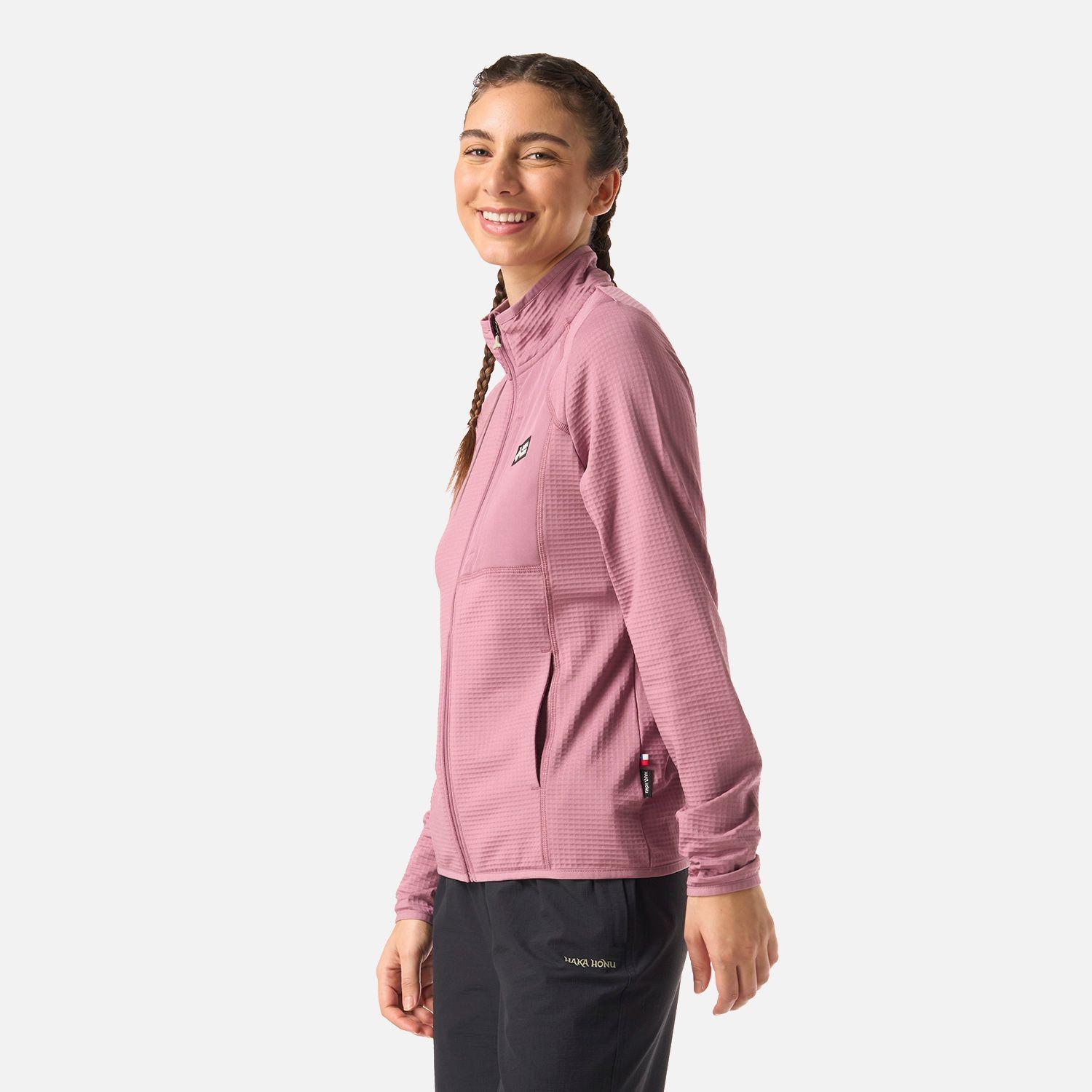 Polerón Mujer Taina Full Zip Lila Haka Honu V26-1