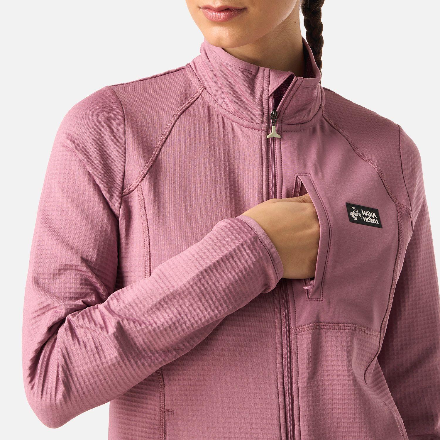 Polerón Mujer Taina Full Zip Lila Haka Honu V26-3