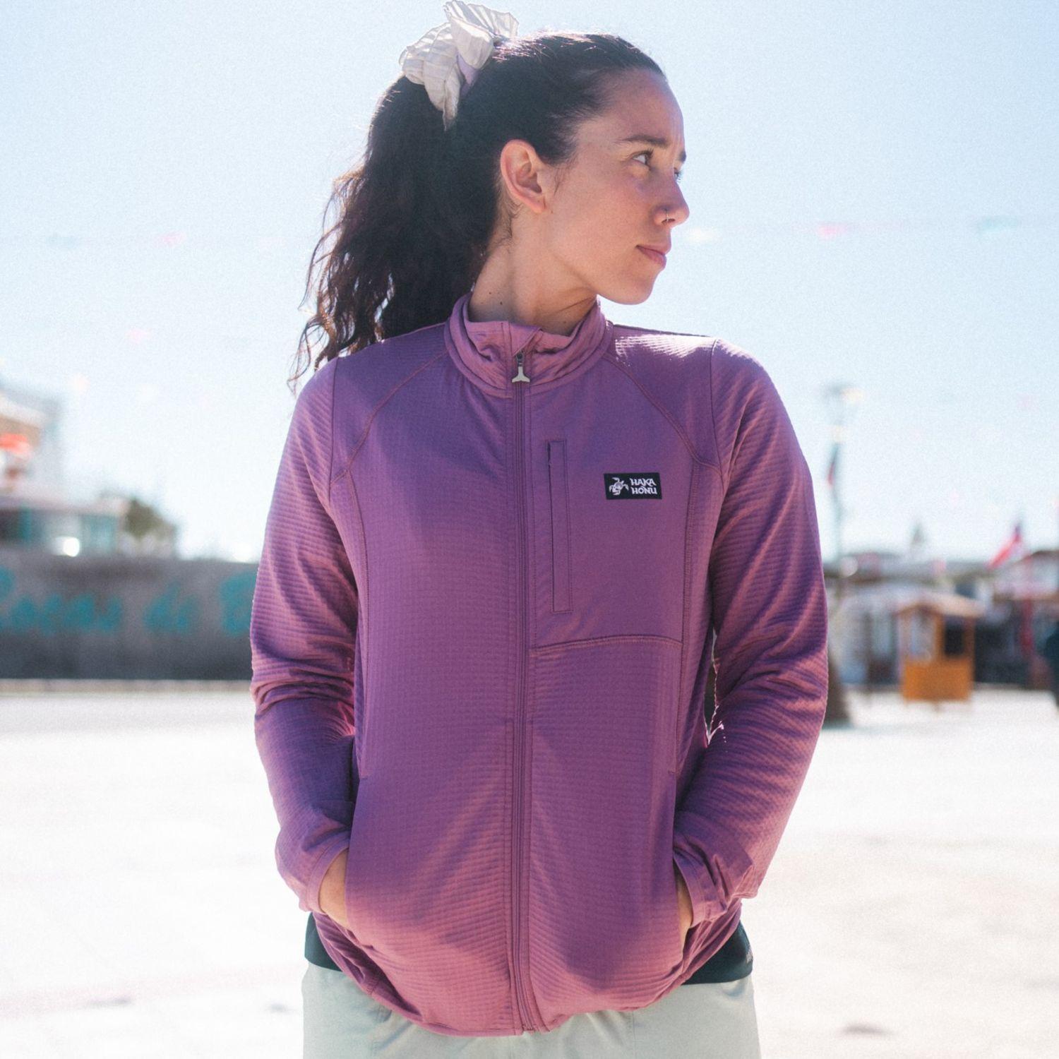 Polerón Mujer Taina Full Zip Lila Haka Honu-6