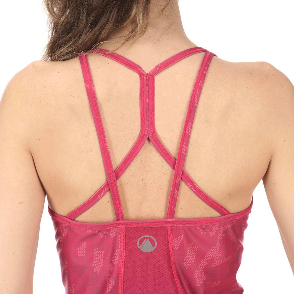 Polera Mujer Lotus Flower UV-Stop T-Shirt Negro Lippi-3