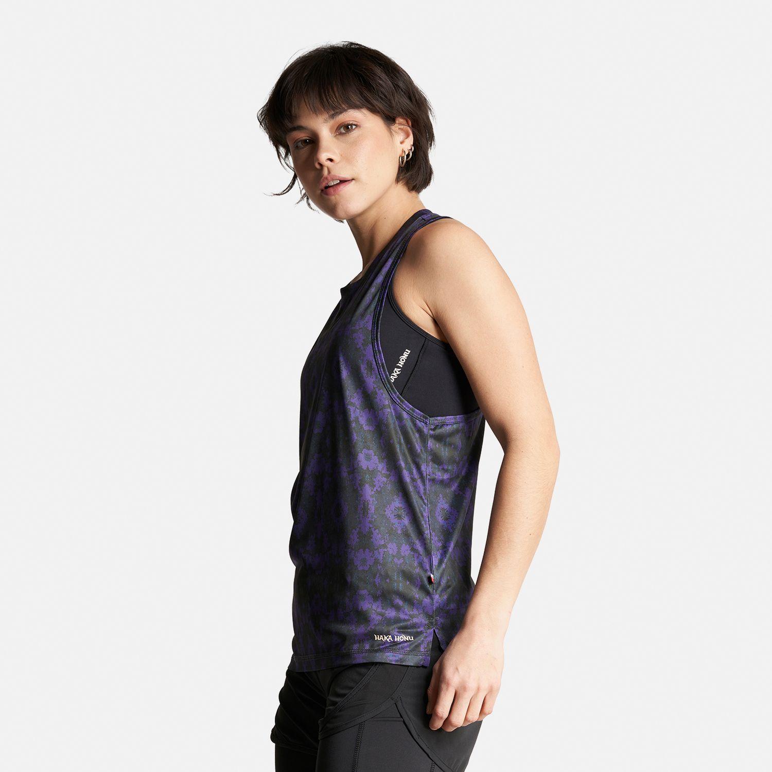 Polera Mujer Sudala Print Morado Haka Honu-2
