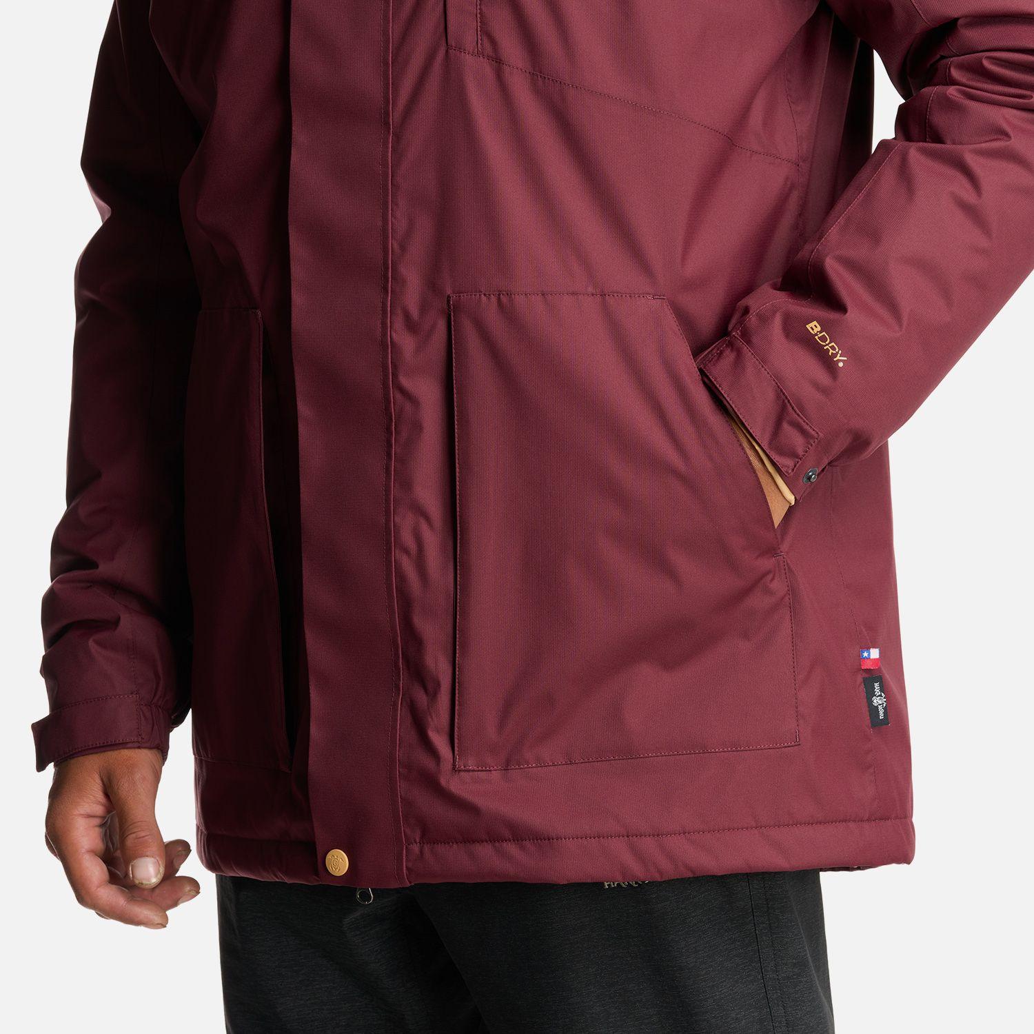 Chaqueta Hombre Terranova Burdeo Haka Honu-4