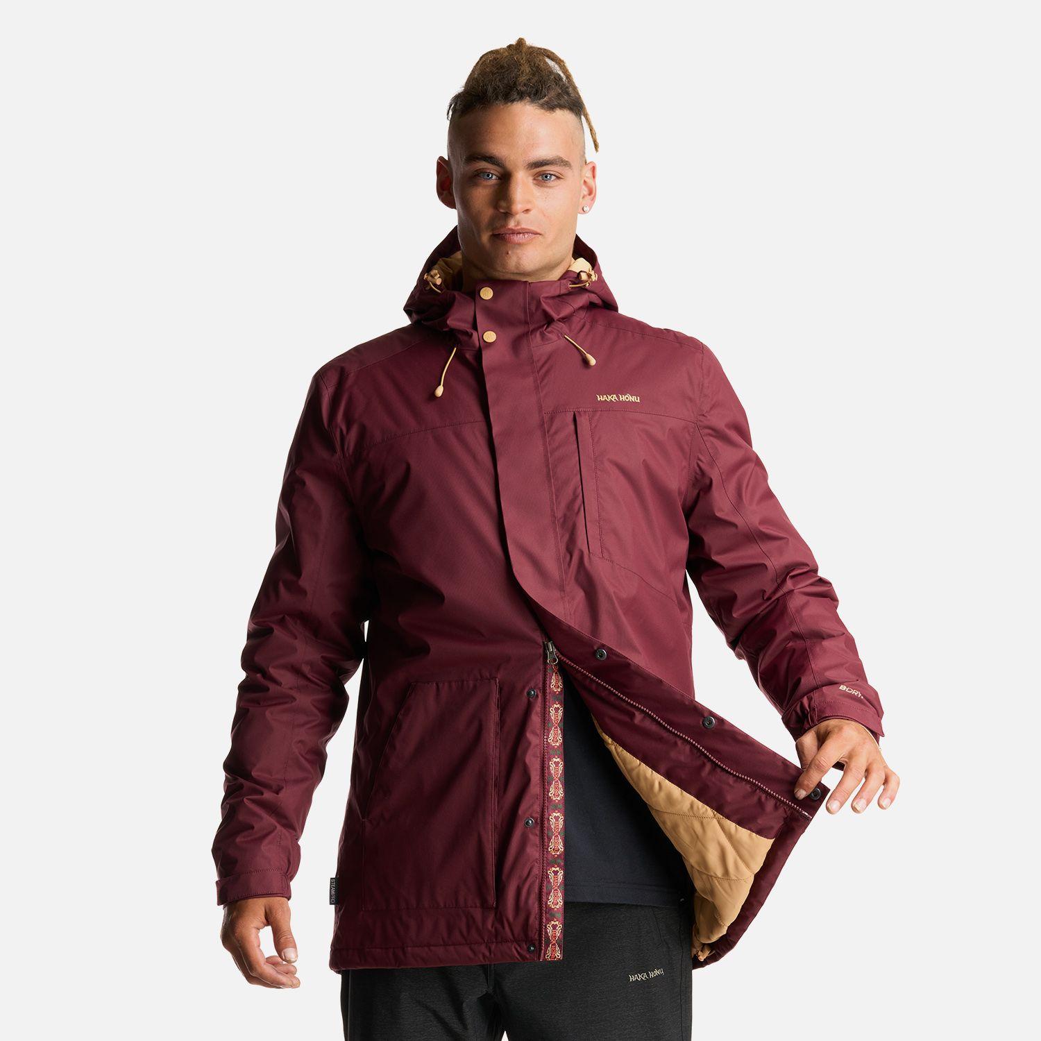 Chaqueta Hombre Terranova Burdeo Haka Honu-6