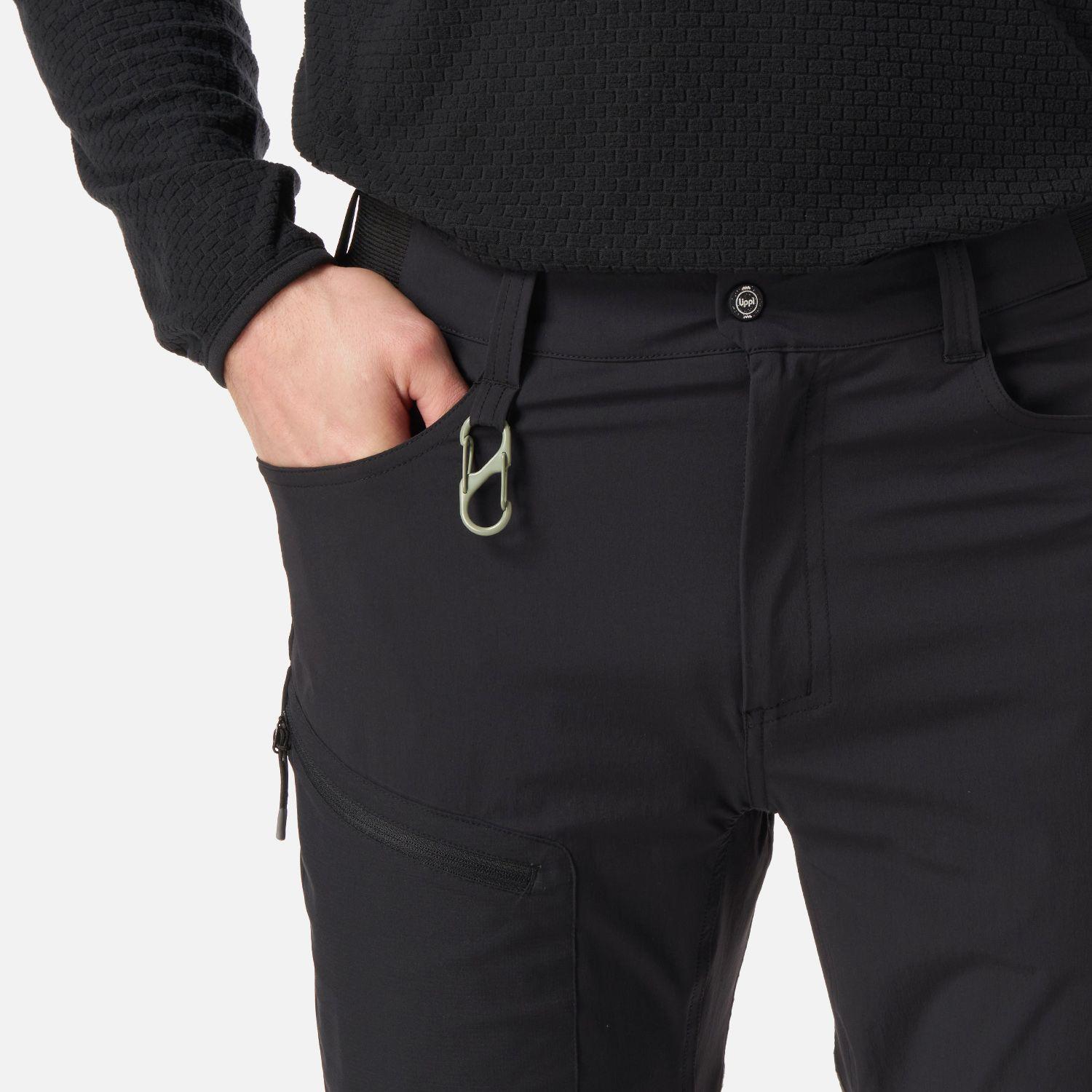 Pantalón Hombre Lennox Q-Dry Regular Fit Pants Negro Lippi V26-3